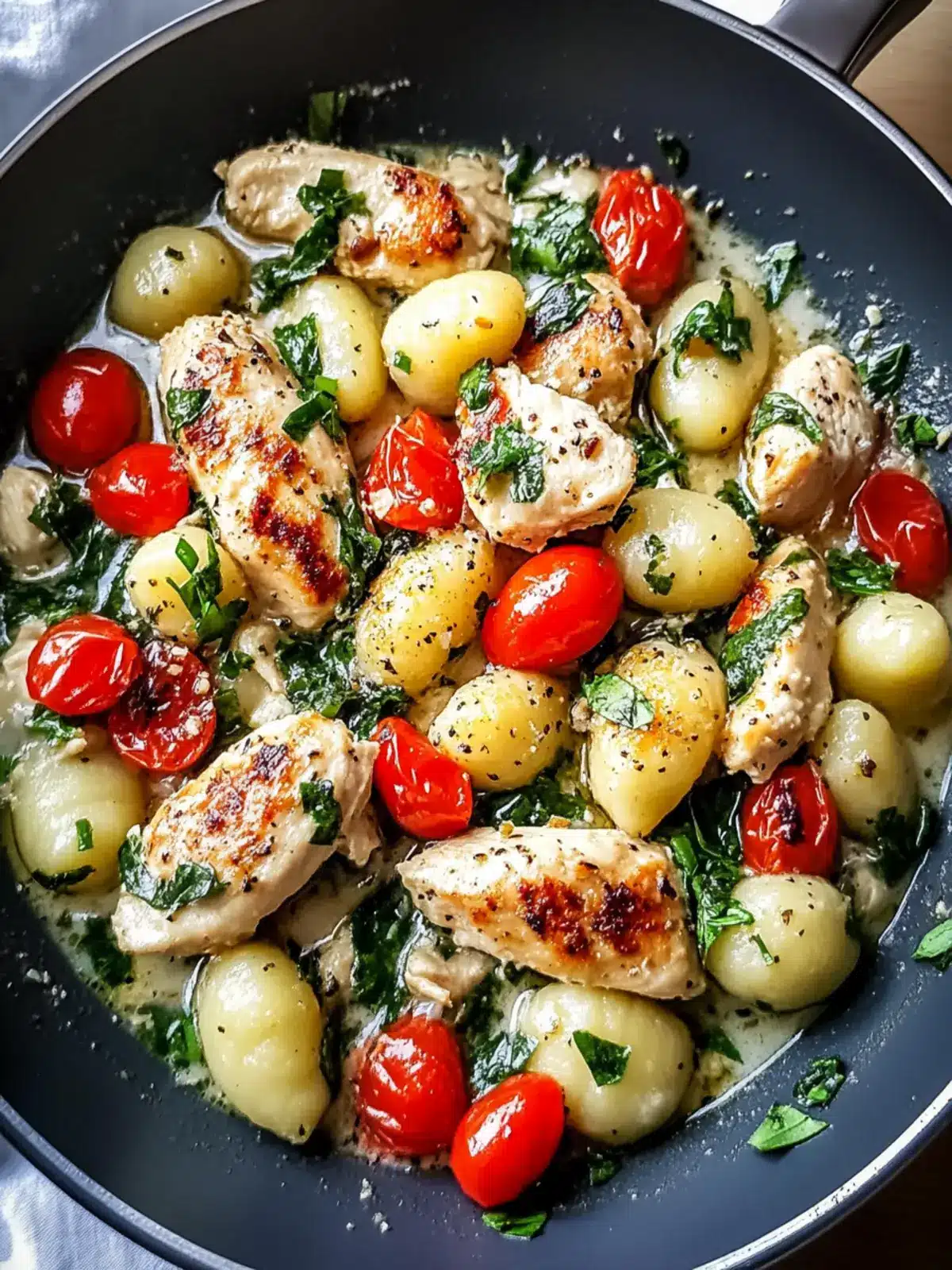 Garlic Chicken Gnocchi Skillet: Your Cozy Weeknight Winner 4 Garlic Chicken Gnocchi Skillet