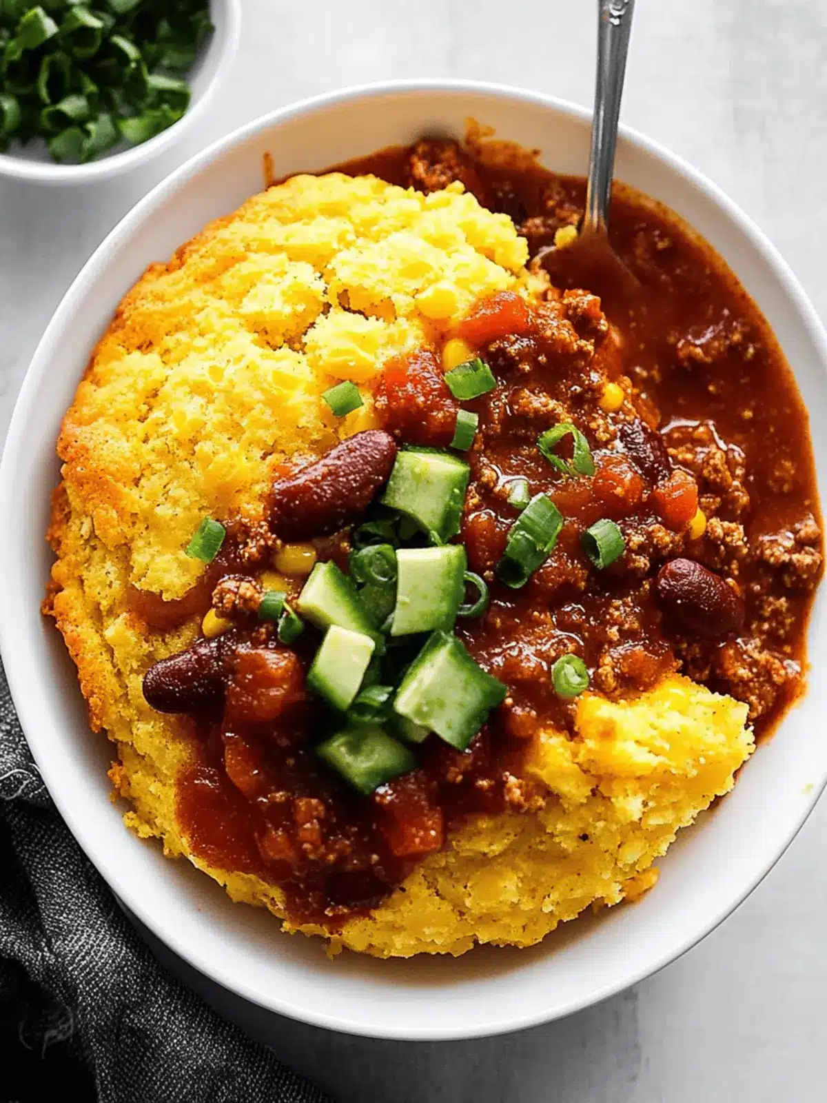 Savory Chili Cornbread Casserole: Comfort Food Bliss 3 Chili Cornbread Casserole