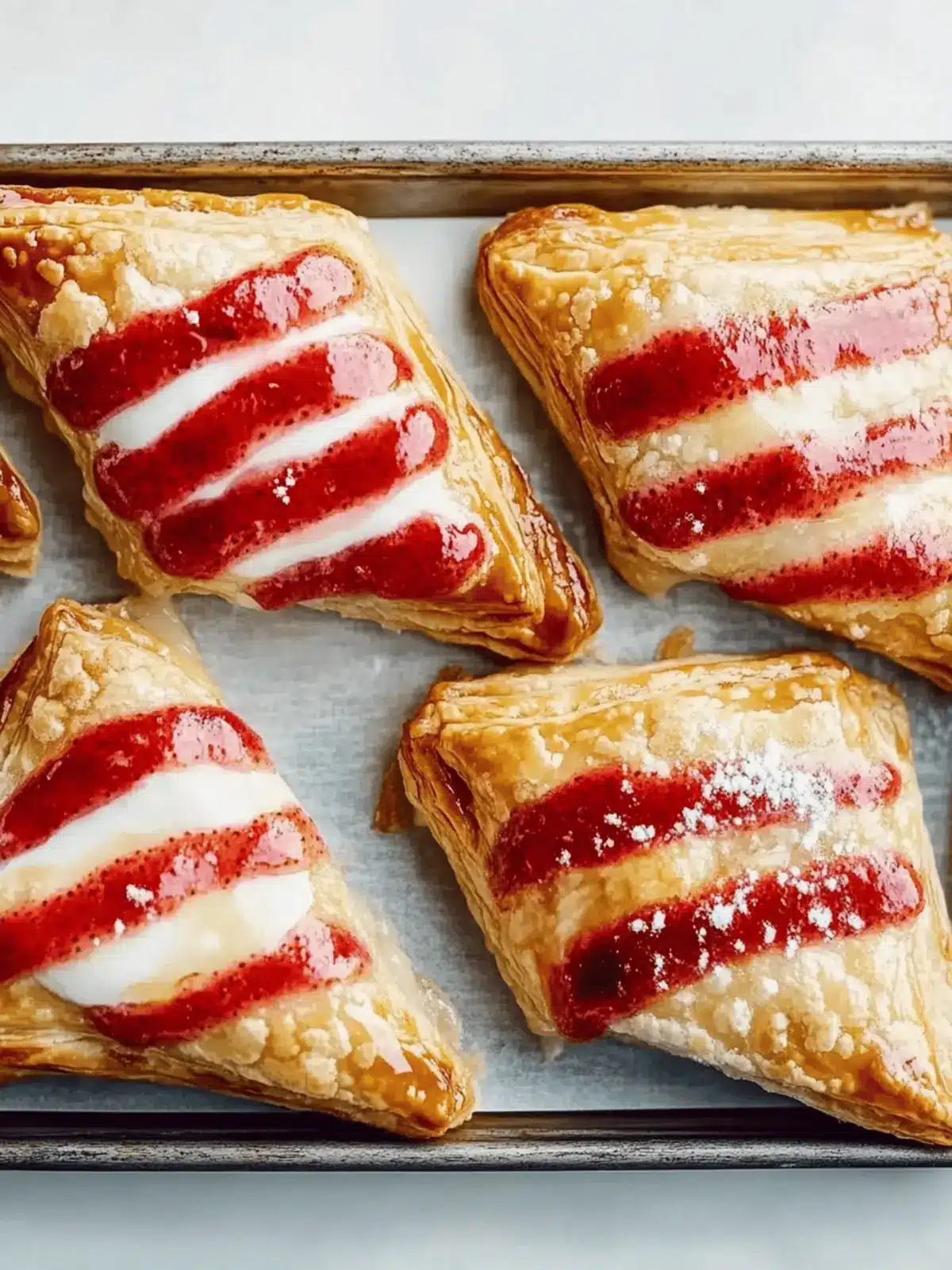 Savory Strawberry Turnovers with Creamy Cheese Bliss Delight 2 Savory Strawberry Turnovers with Creamy Cheese Bliss