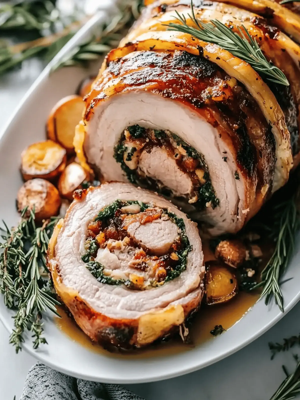 Decadent Christmas Stuffed Pork Roast Recipe for Holiday Cheers 2 Christmas Stuffed Pork Roast