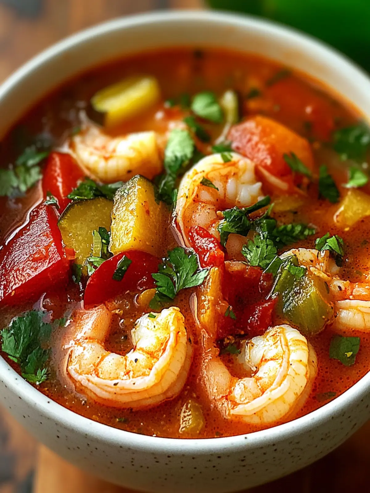 Spicy Vegetable and Shrimp Soup: Comfort in Every Bowl 2 Spicy Vegetable and Shrimp Soup
