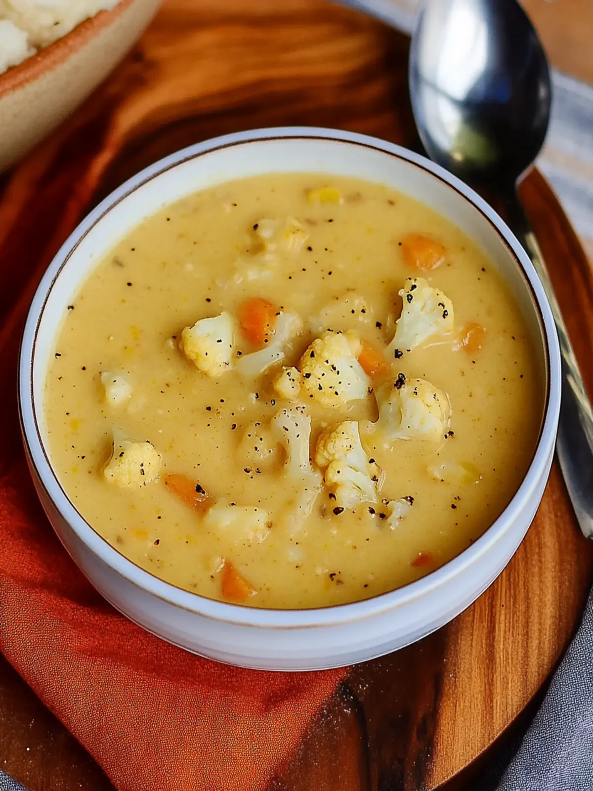 Creamy Roasted Vegan Cauliflower Soup for Cozy Nights 3 Roasted Vegan Cauliflower Soup