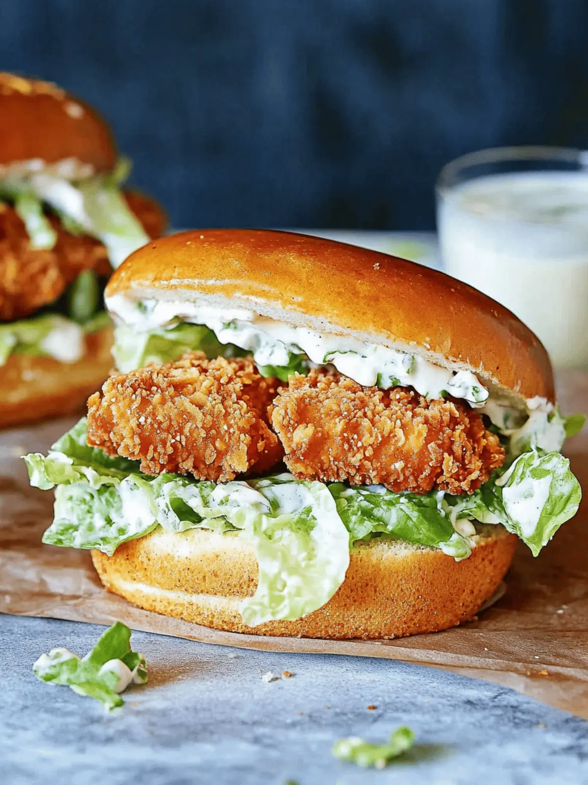 Crispy Chicken Caesar Sandwich: A Flavorful Twist on Classic 4 Crispy Chicken Caesar Sandwich