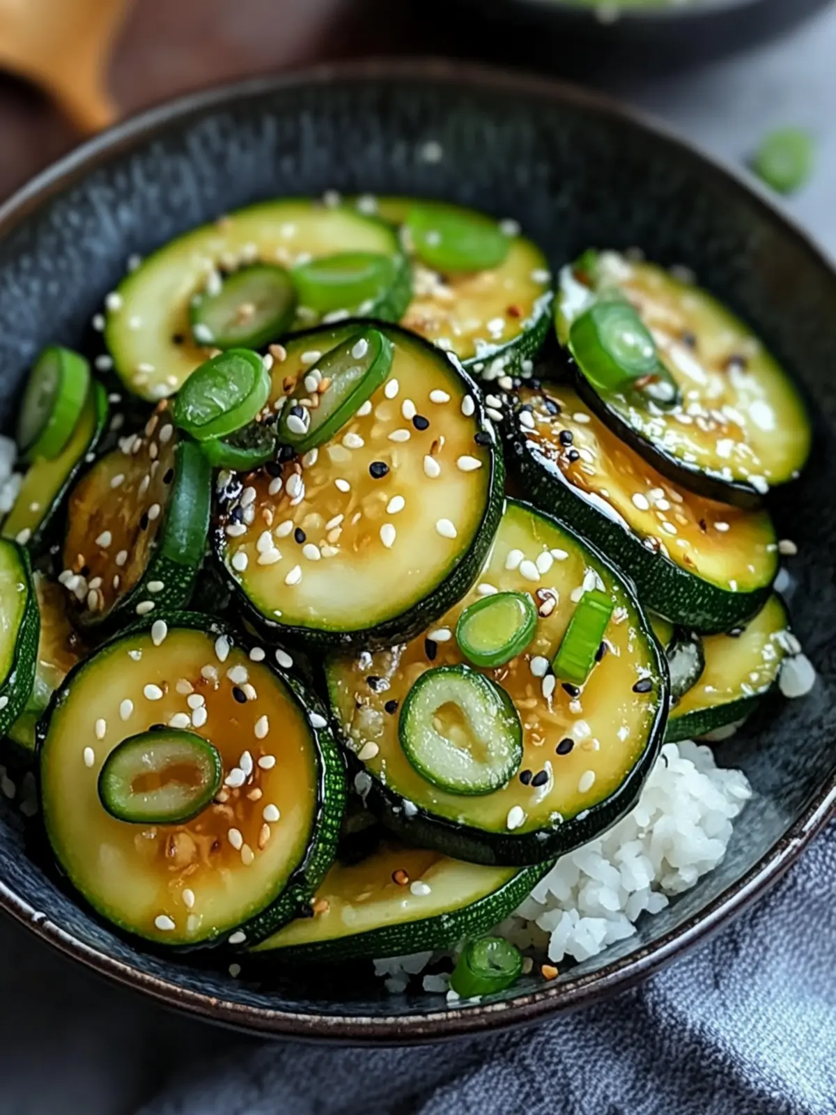 Savor Quick Hibachi Zucchini Saut for a Healthy Dinner Delight 2 Hibachi Zucchini Saut
