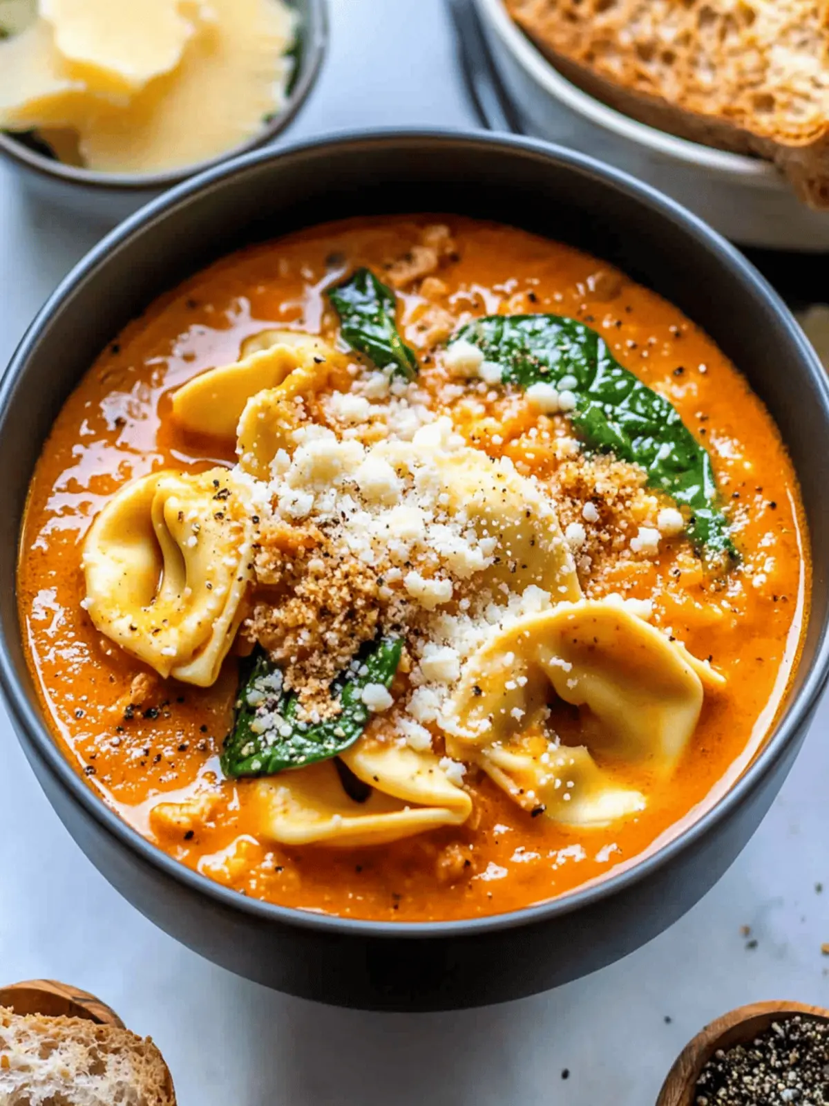 Creamy Spinach Tortellini Soup: Your Quick, Cozy Comfort Fix 3 Creamy Spinach Tortellini Soup