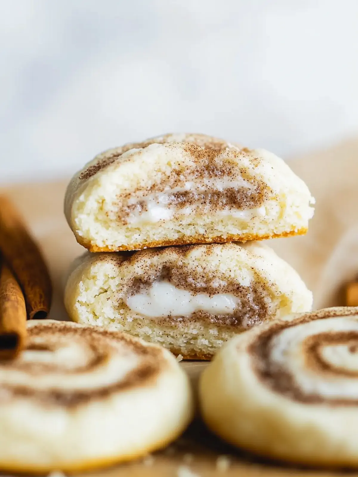 Indulge in Bliss with Homemade Cinnamon Roll Cookies 3 Cinnamon Roll Cookies