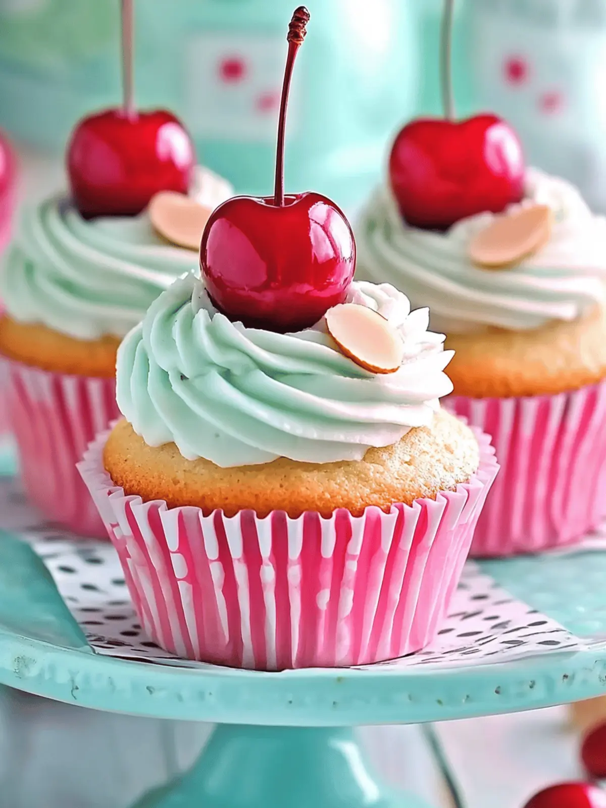 Small Batch Cherry Almond Cupcakes for Sweet Celebrations 4 Small Batch Cherry Almond Cupcakes
