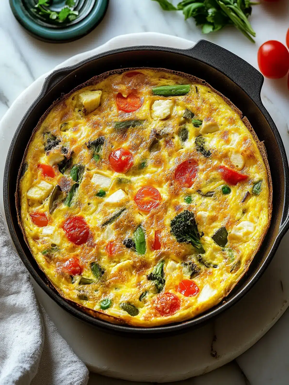Veggie Frittata: Your Easy, Colorful Breakfast Delight 4 Veggie Frittata