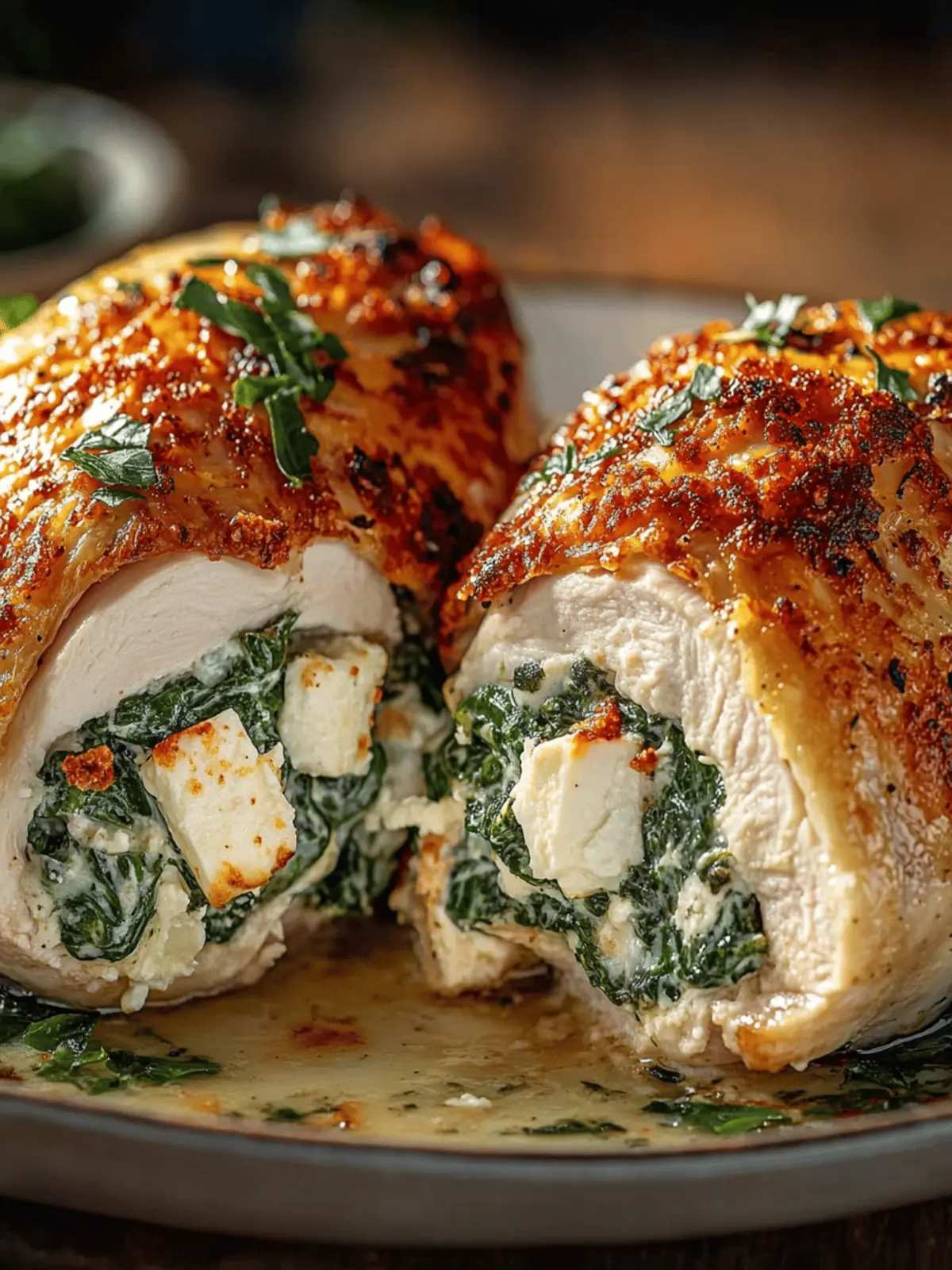 Feta and Spinach Stuffed Chicken: Your New Dinner Favorite 4 Feta and Spinach Stuffed Chicken