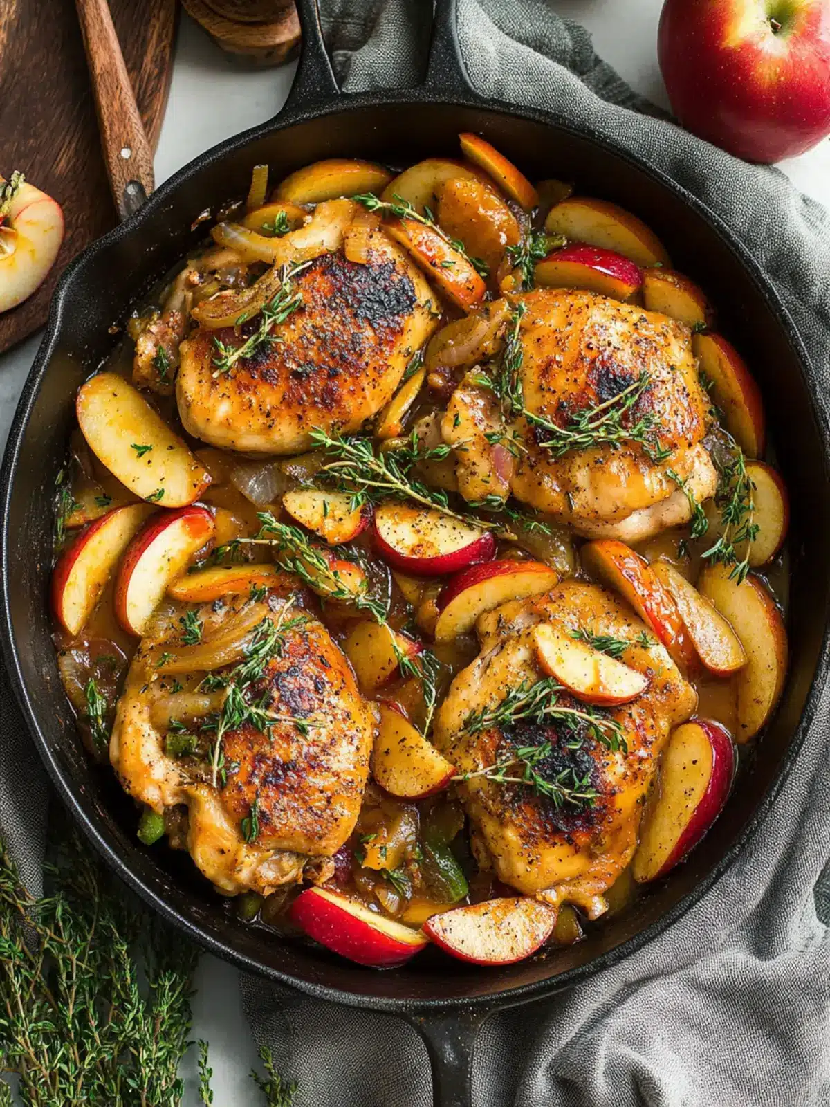 Autumn Apple Chicken Bliss: A Cozy Fall Dinner Delight 3 Autumn Apple Chicken