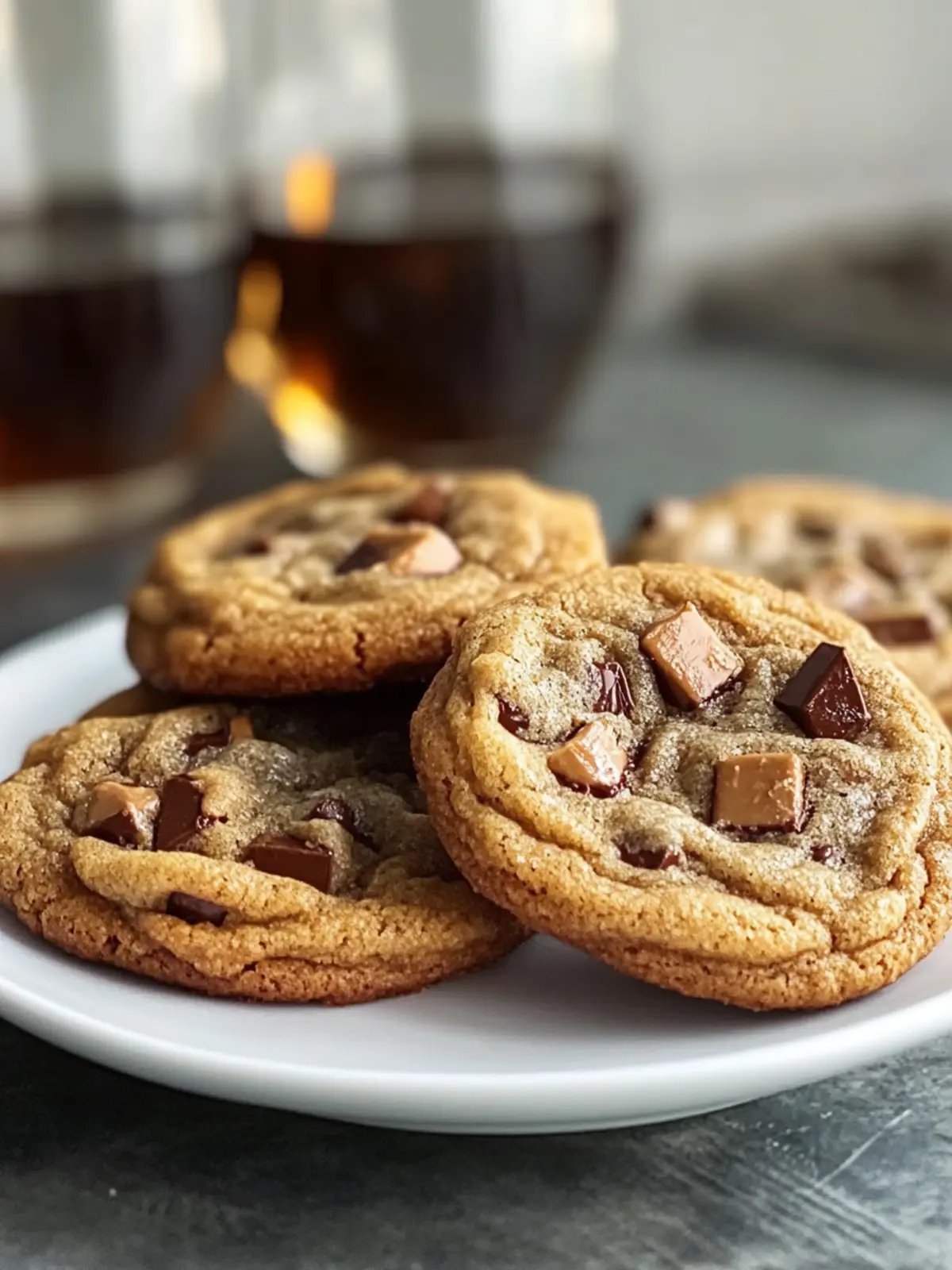 Brown Butter Bourbon Toffee Chocolate Chip Cookies to Impress 4 Brown Butter Bourbon Toffee Chocolate Chip Cookies