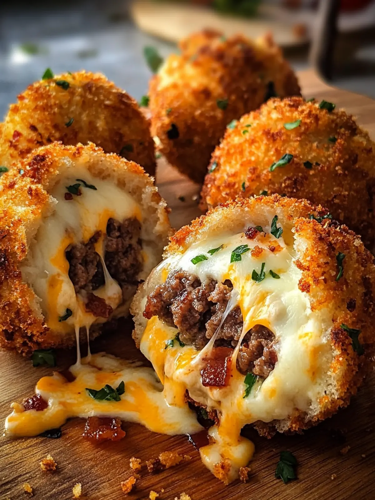 Cheesy Beef Bacon Ranch Cheeseburger Mozzarella Bombs Awaits 3 Cheesy Beef Bacon Ranch Cheeseburger Stuffed Mozzarella Bombs