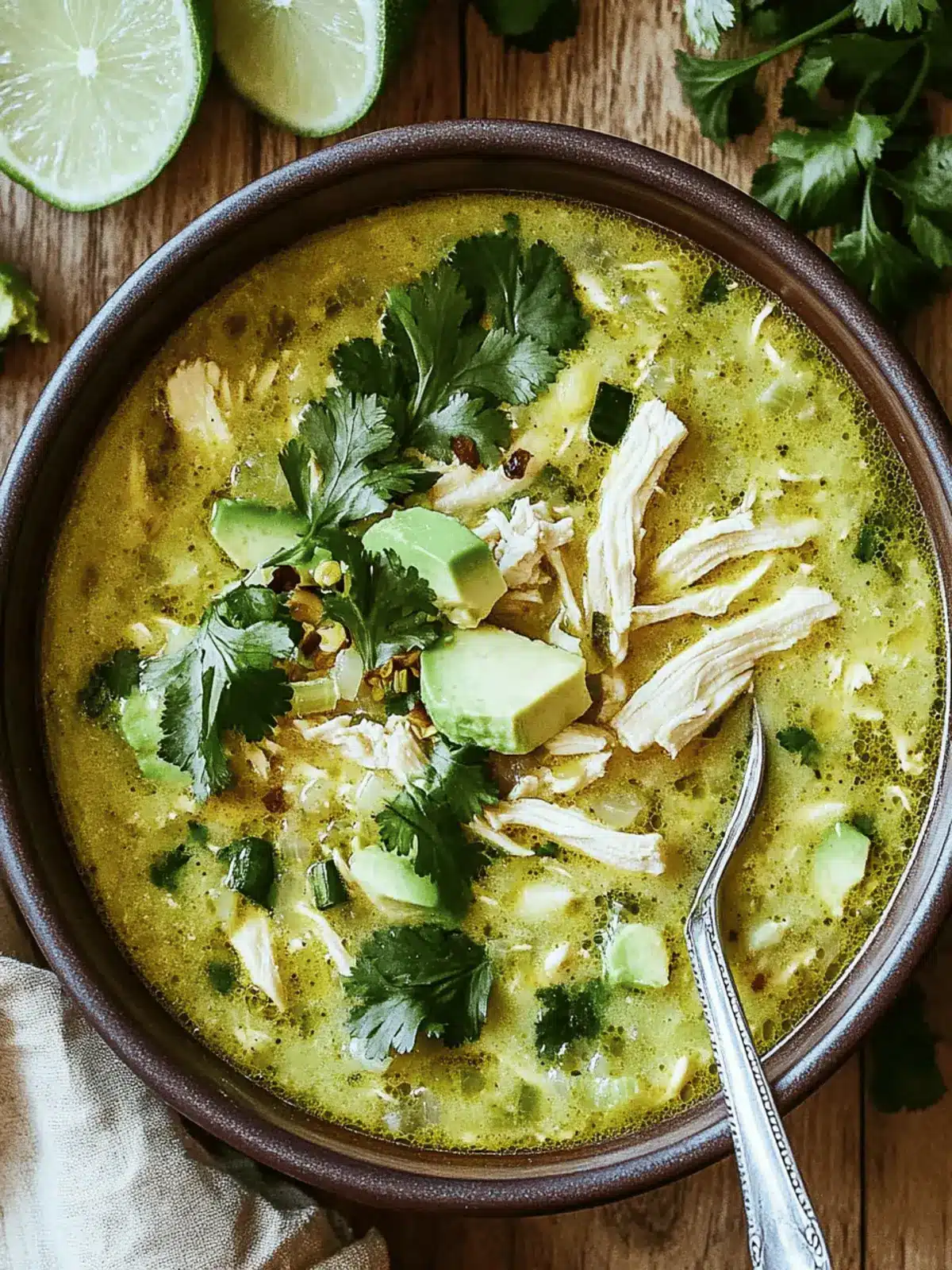 Green Chicken Enchiladas Soup for Cozy Nights in 4 Green Chicken Enchiladas Soup