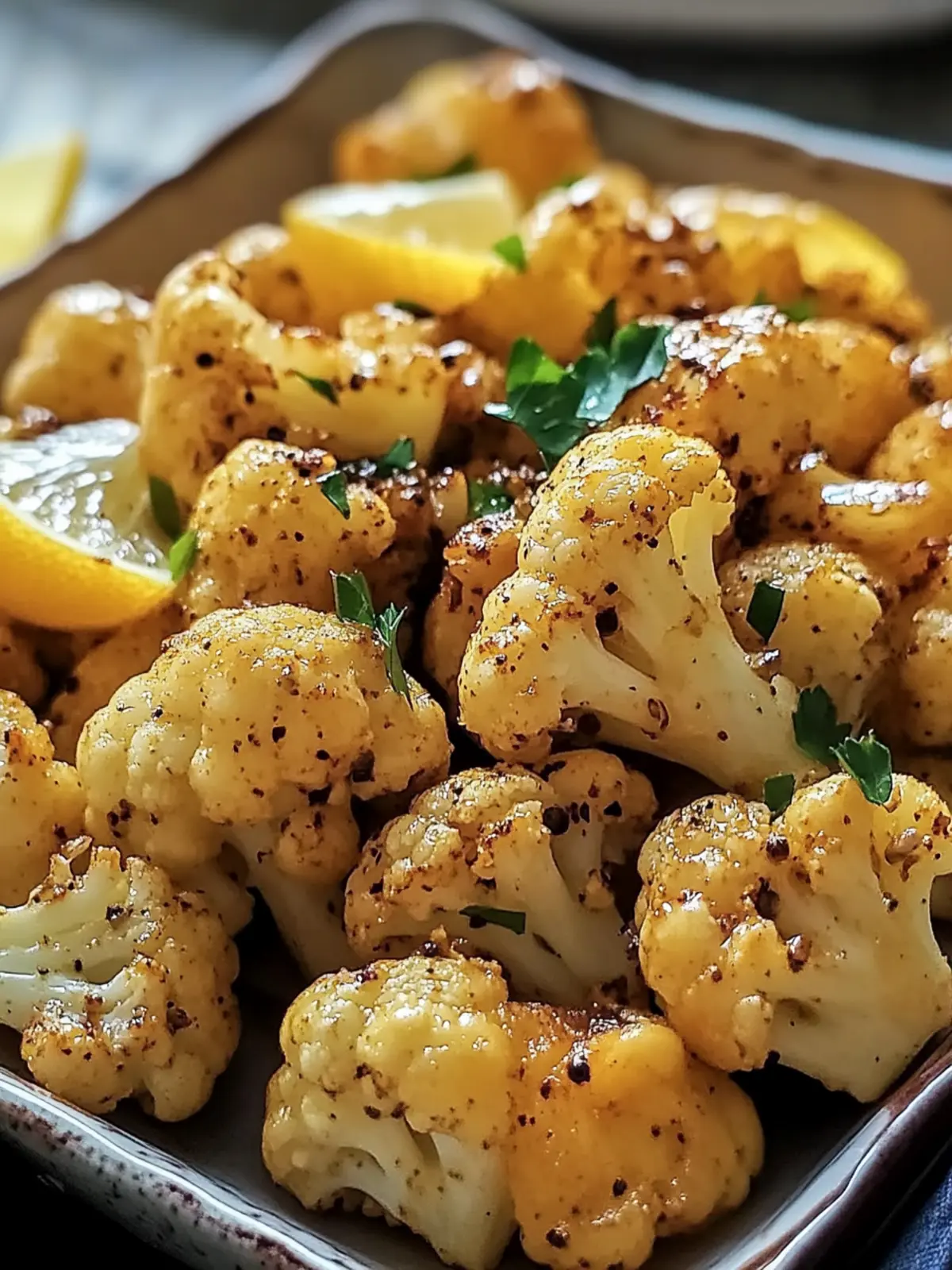 Crispy Vegan Lemon Pepper Cauliflower for Impressive Dinners 4 Vegan Lemon Pepper Cauliflower