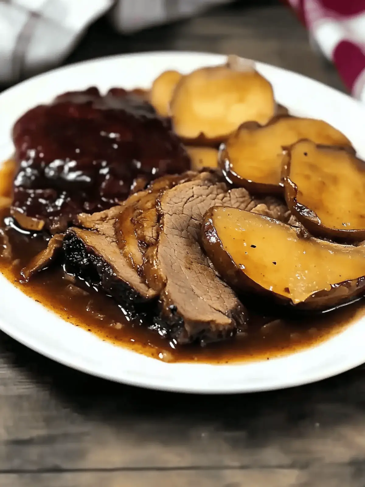 Oma's Slow-Cooked Marinated Beef With Gravy: A Cozy Classic 4 Oma's Slow-Cooked Marinated Beef With Gravy (Sauerbraten)