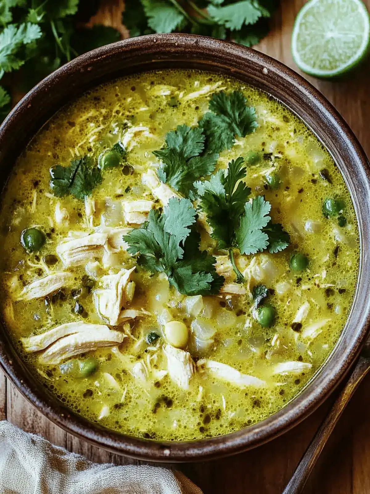 Green Chicken Enchiladas Soup for Cozy Nights in 3 Green Chicken Enchiladas Soup