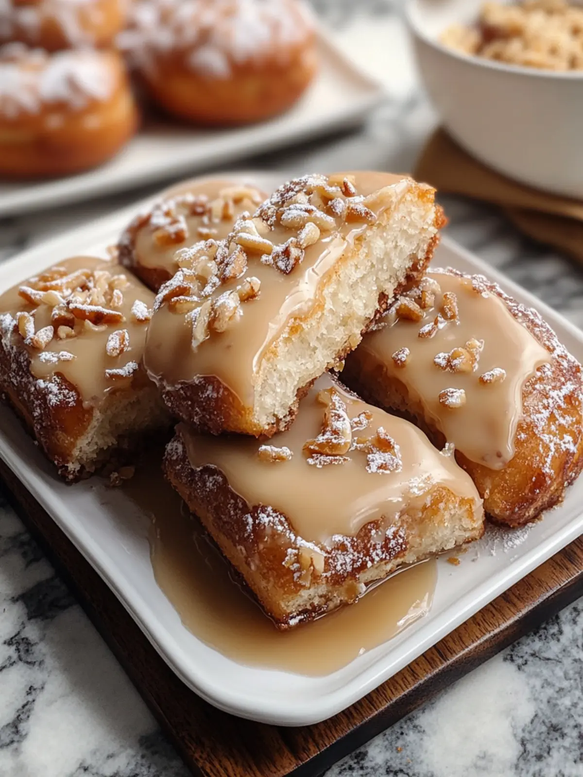 Baked Maple Donut Bars That Make Breakfast Blissfully Sweet 4 Baked Maple Donut Bars