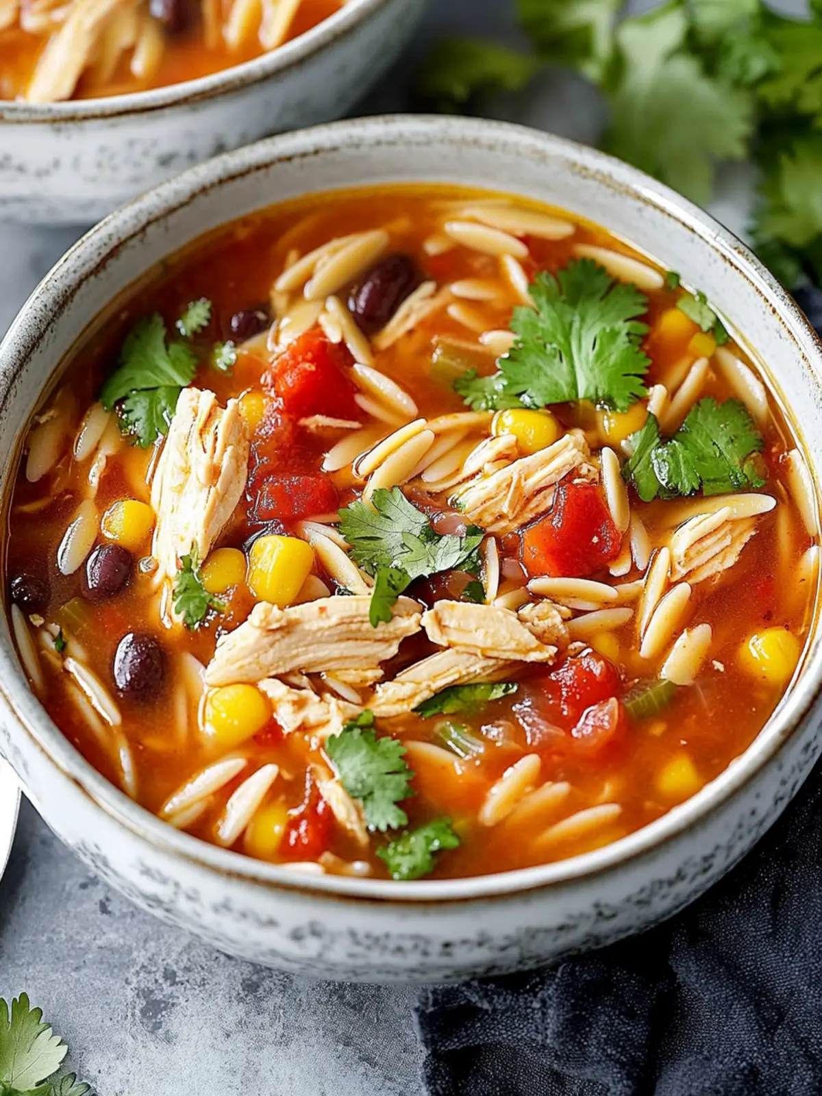 Irresistible Spicy Mexican Chicken Orzo Soup You'll Love 4 Spicy Mexican Chicken Orzo Soup