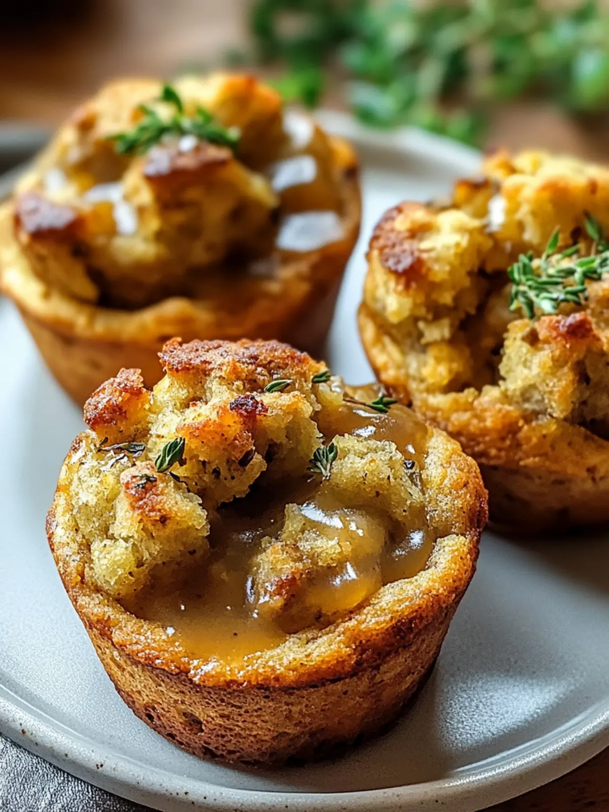 Gravy-Stuffed Stuffing Muffins: Your Ultimate Cozy Comfort Food 2 Gravy-Stuffed Stuffing Muffins