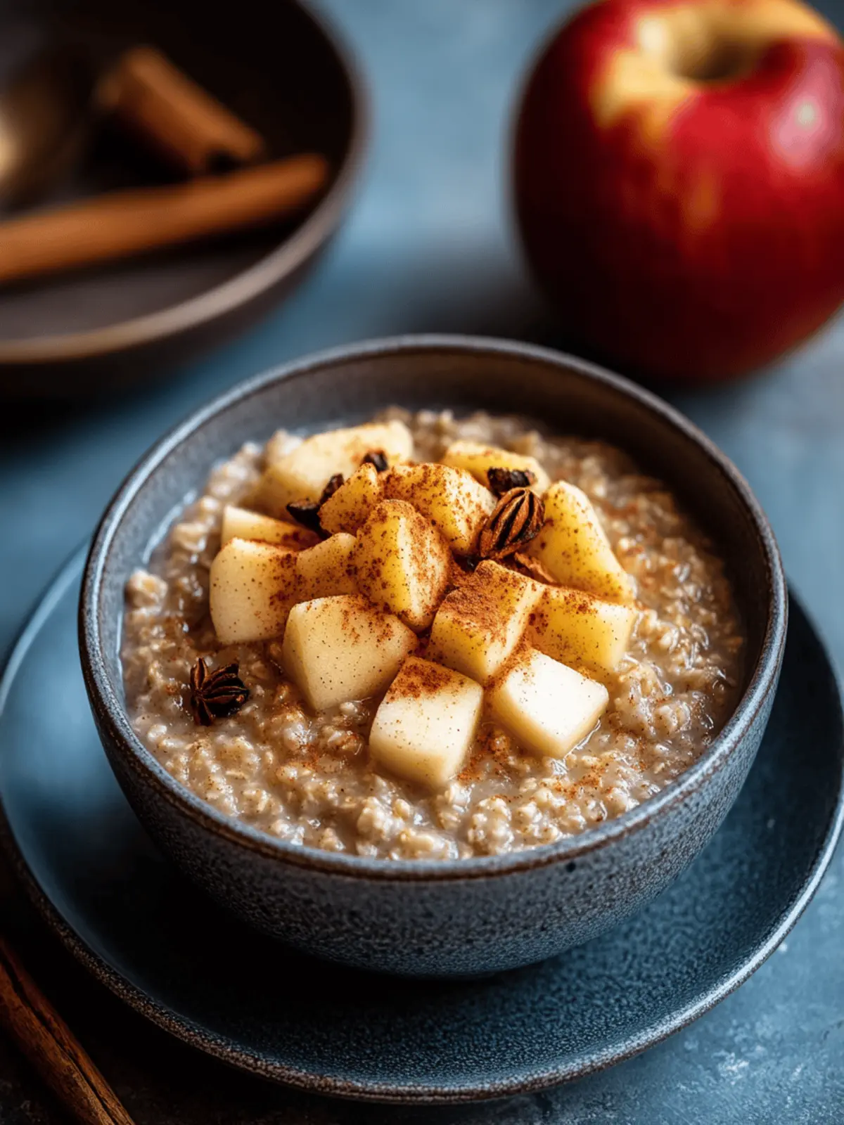 Instant Pot Vegan Steel-Cut Oats with Apple and Cinnamon Bliss 3 Instant Pot Vegan Steel-Cut Oats with Apple and Cinnamon