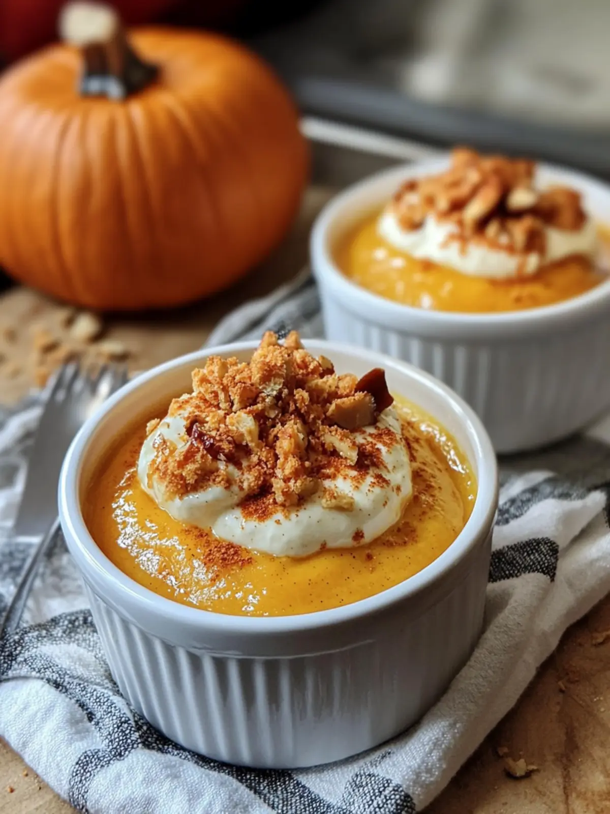 Luscious Maple Pumpkin Custard Pots for Cozy Fall Nights 3 Luscious Maple Pumpkin Custard Pots