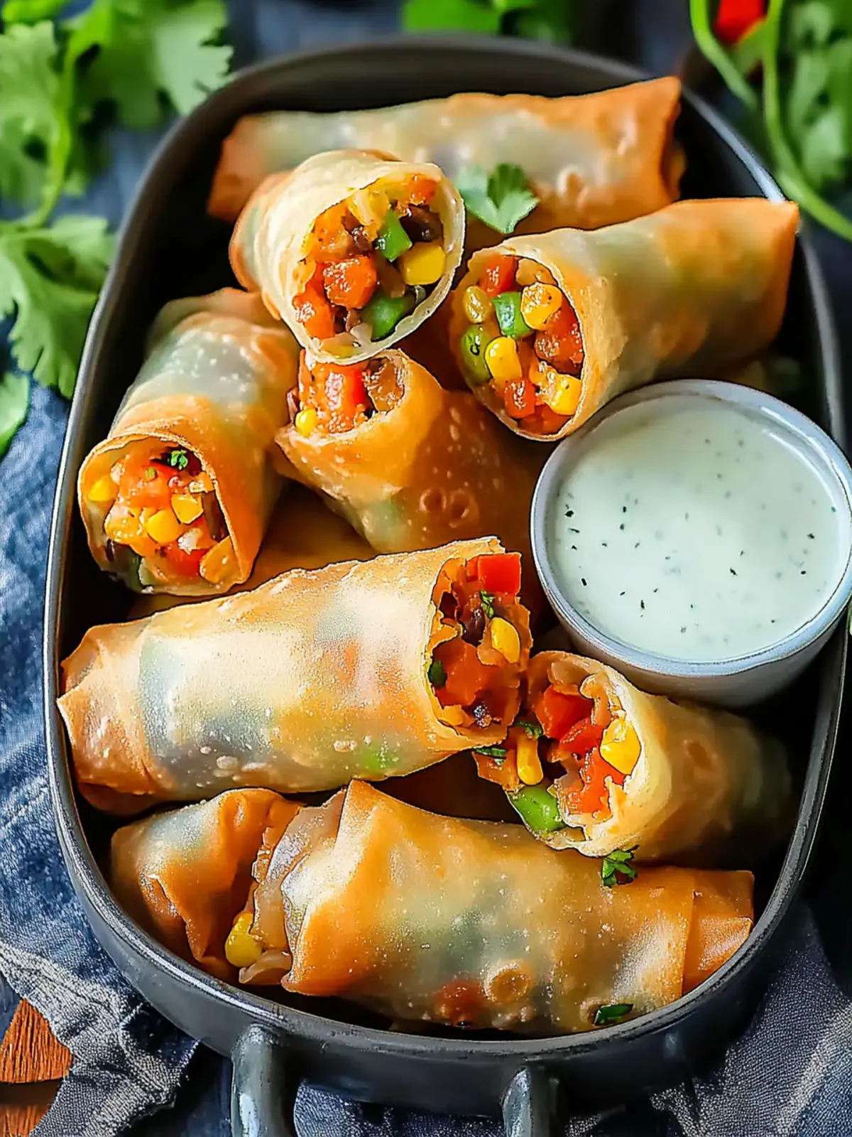 Crispy Southwest Egg Rolls You'll Love in 20 Minutes 4 Crispy Southwest Egg Rolls