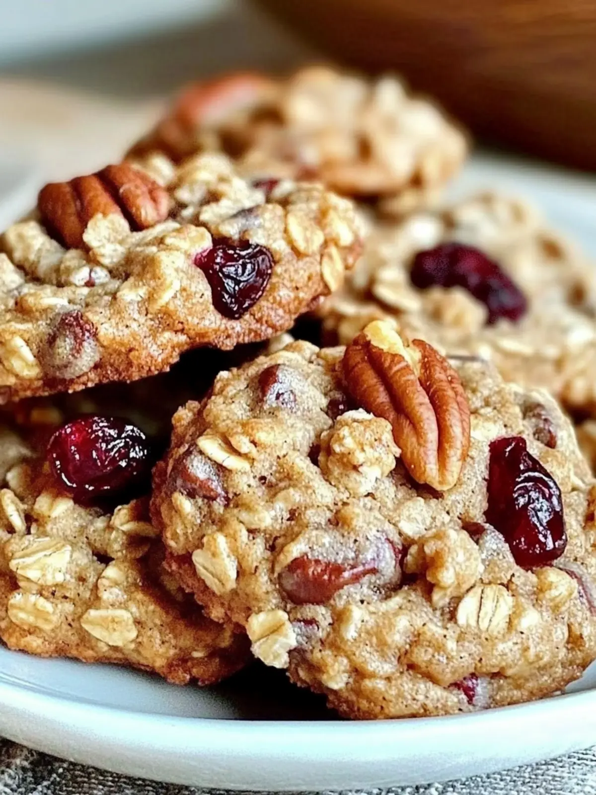 Chewy Oatmeal Cranberry Pecan Cookies for Cozy Moments 4 Oatmeal Cranberry Pecan Cookies