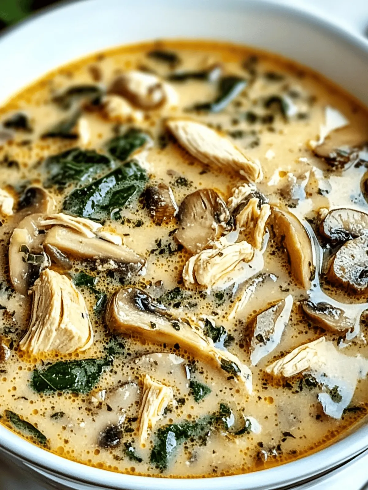 Hearty Rotisserie Chicken Mushroom Soup for Cozy Nights 4 Rotisserie Chicken Mushroom Soup