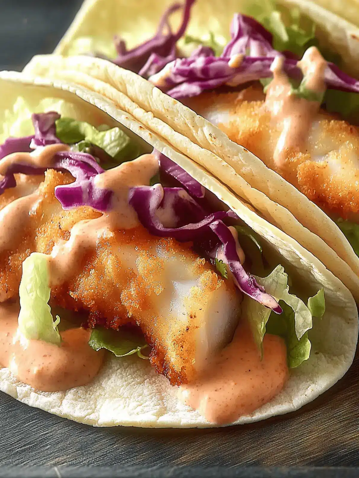 Crispy Fish Tacos with Chipotle Ranch Sauce for Epic Flavor 4 Fish Tacos with Chipotle Ranch Sauce