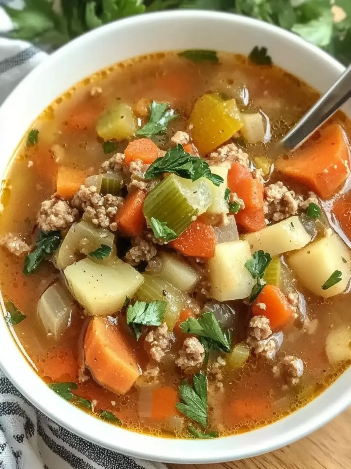 Nourishing Slow Cooker Ground Turkey Vegetable Soup Delight 3 Slow Cooker Ground Turkey Vegetable Soup