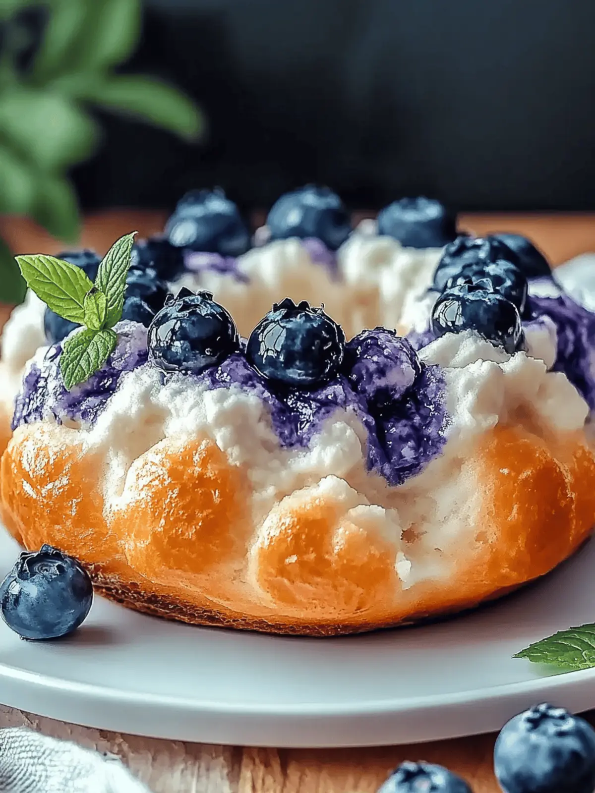 Cottage Cheese Blueberry Cloud Bread: Light, Fluffy Bliss 2 Cottage Cheese Blueberry Cloud Bread