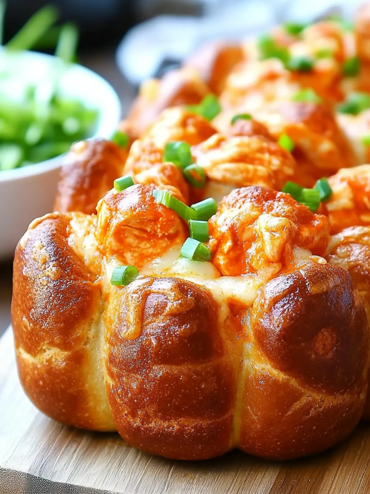 Buffalo Chicken Pull-Apart Bread for Epic Game Day Snacks 2 Buffalo chicken Pull-Apart Bread
