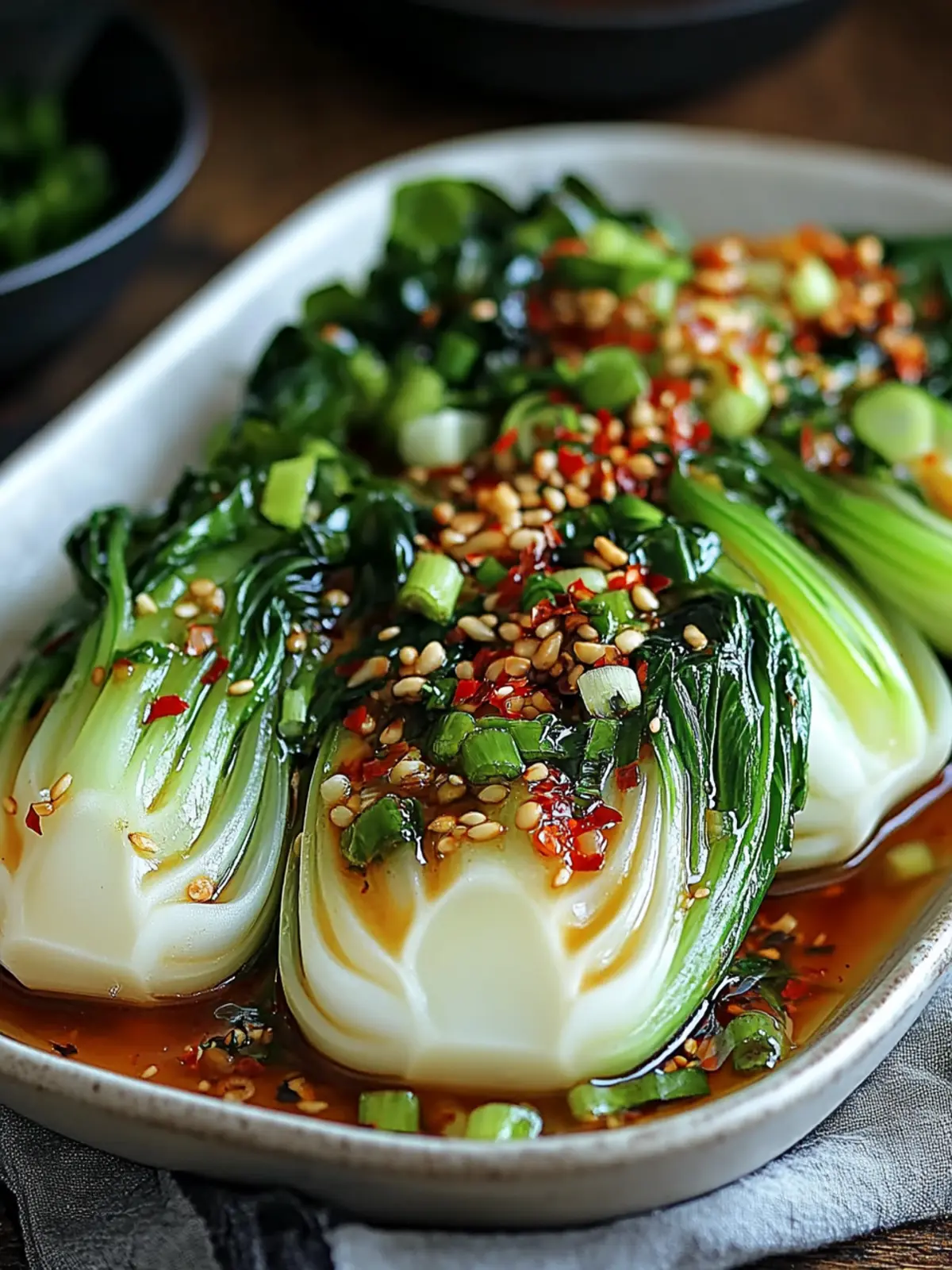 Quick Bok Choy with Ginger Chili Sauce for Effortless Flavor 4 Quick Bok Choy with Ginger Chili Sauce