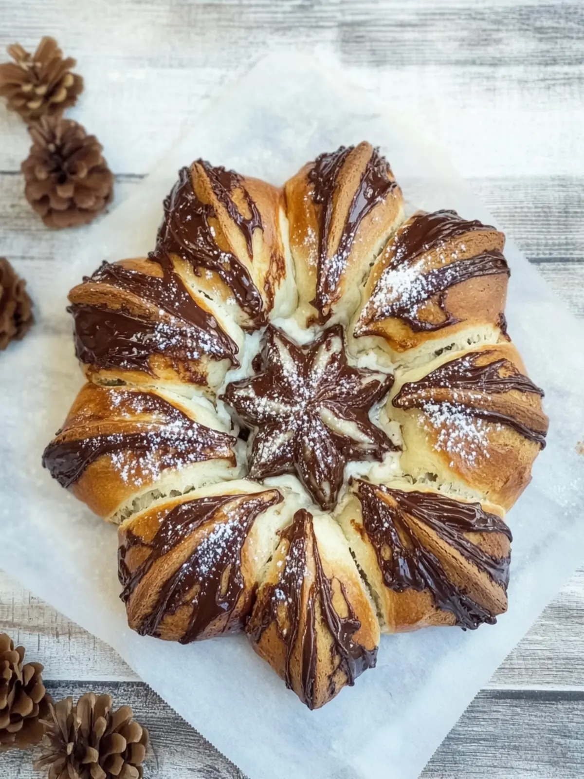 Sourdough Chocolate Christmas Star Bread for Festive Sharing 2 Sourdough Chocolate Christmas Star Bread