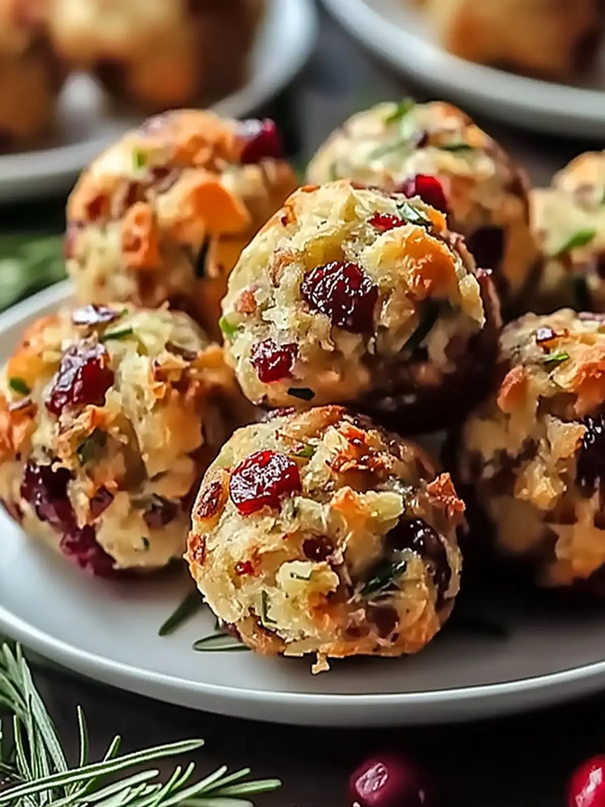 Cranberry & Turkey Stuffing Balls: Your New Holiday Favorite 3 Cranberry & Turkey Stuffing Balls