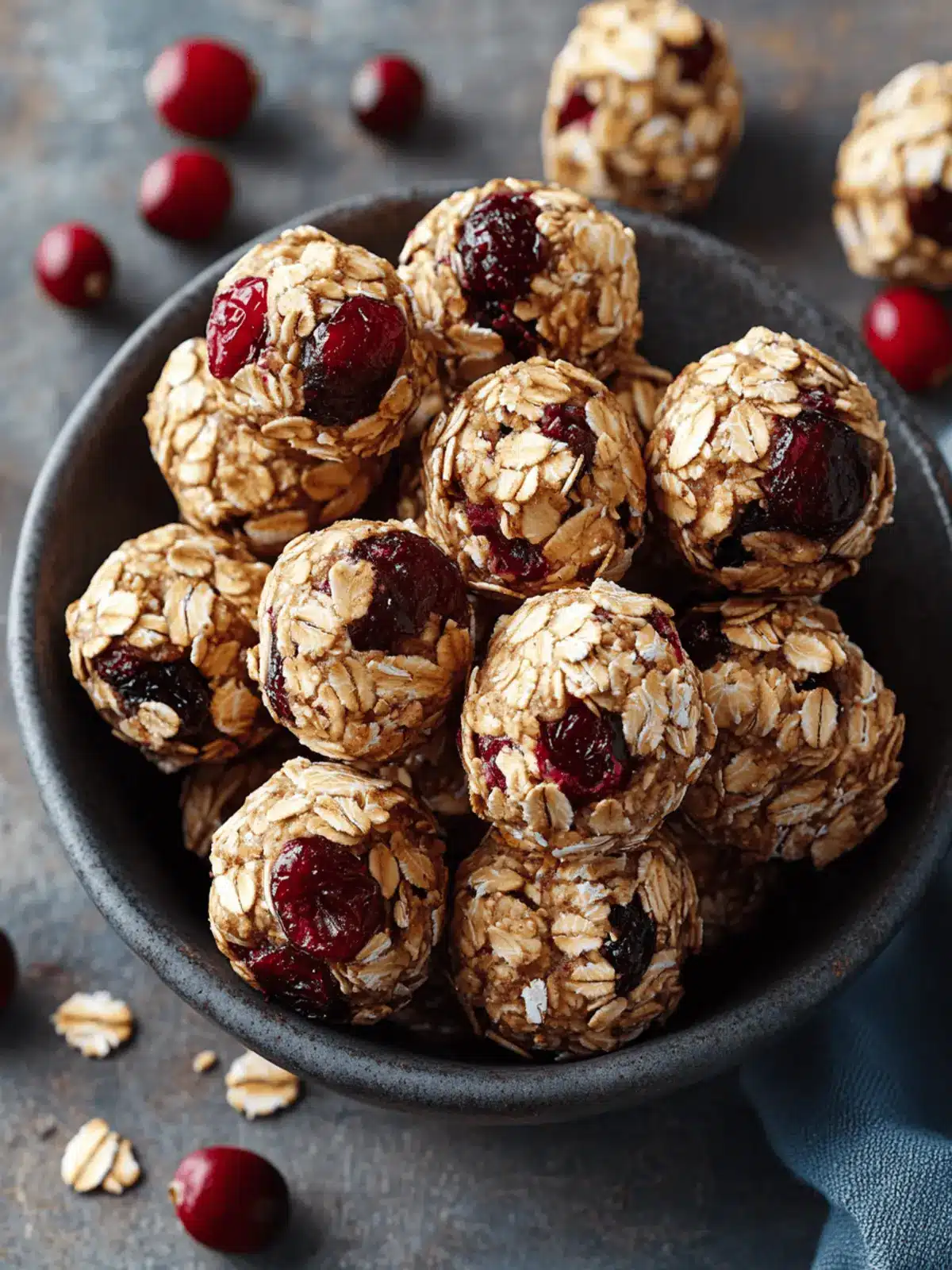 No-Bake Cranberry Oat Bites for Healthy Snacking Bliss 4 No-Bake Cranberry Oat Bites