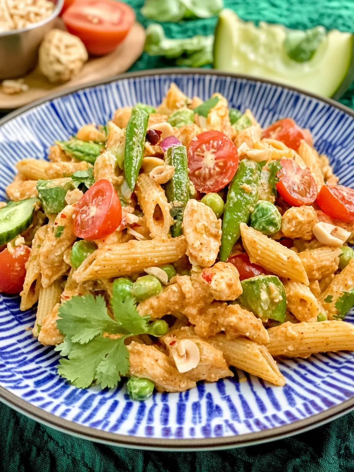 Thai Peanut Chicken Pasta Salad: A Quick & Flavorful Delight 3 Thai Peanut Chicken Pasta Salad