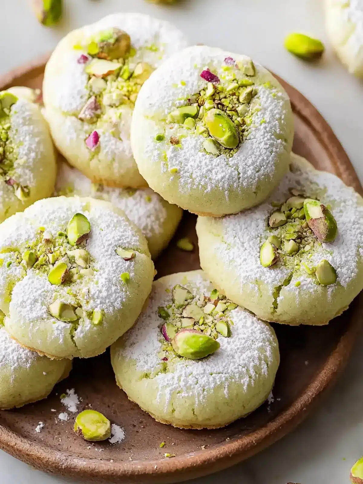 Pistachio Wedding Cookies for Effortless Celebration Bliss 3 Pistachio wedding cookies