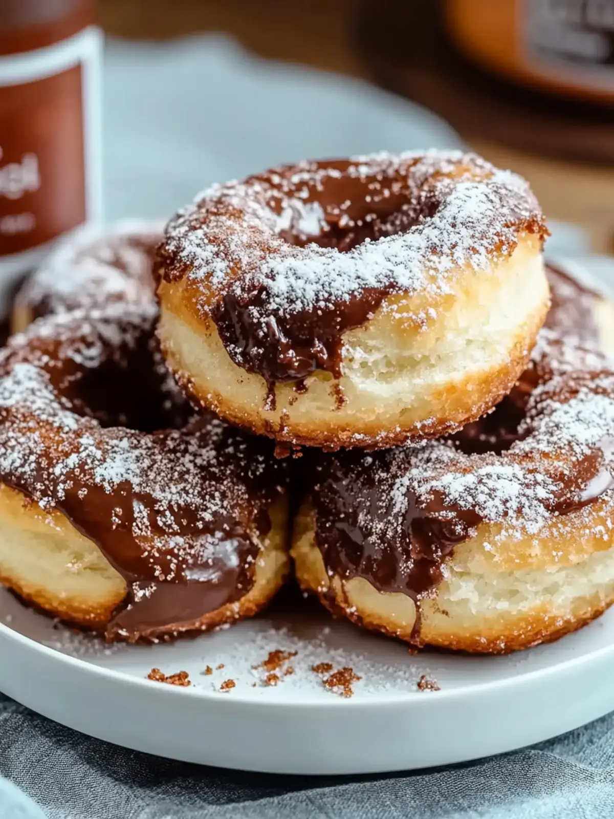 Nutella Stuffed Biscuit Doughnuts That Will Wow Your Taste Buds 4 Nutella Stuffed Biscuit Doughnuts