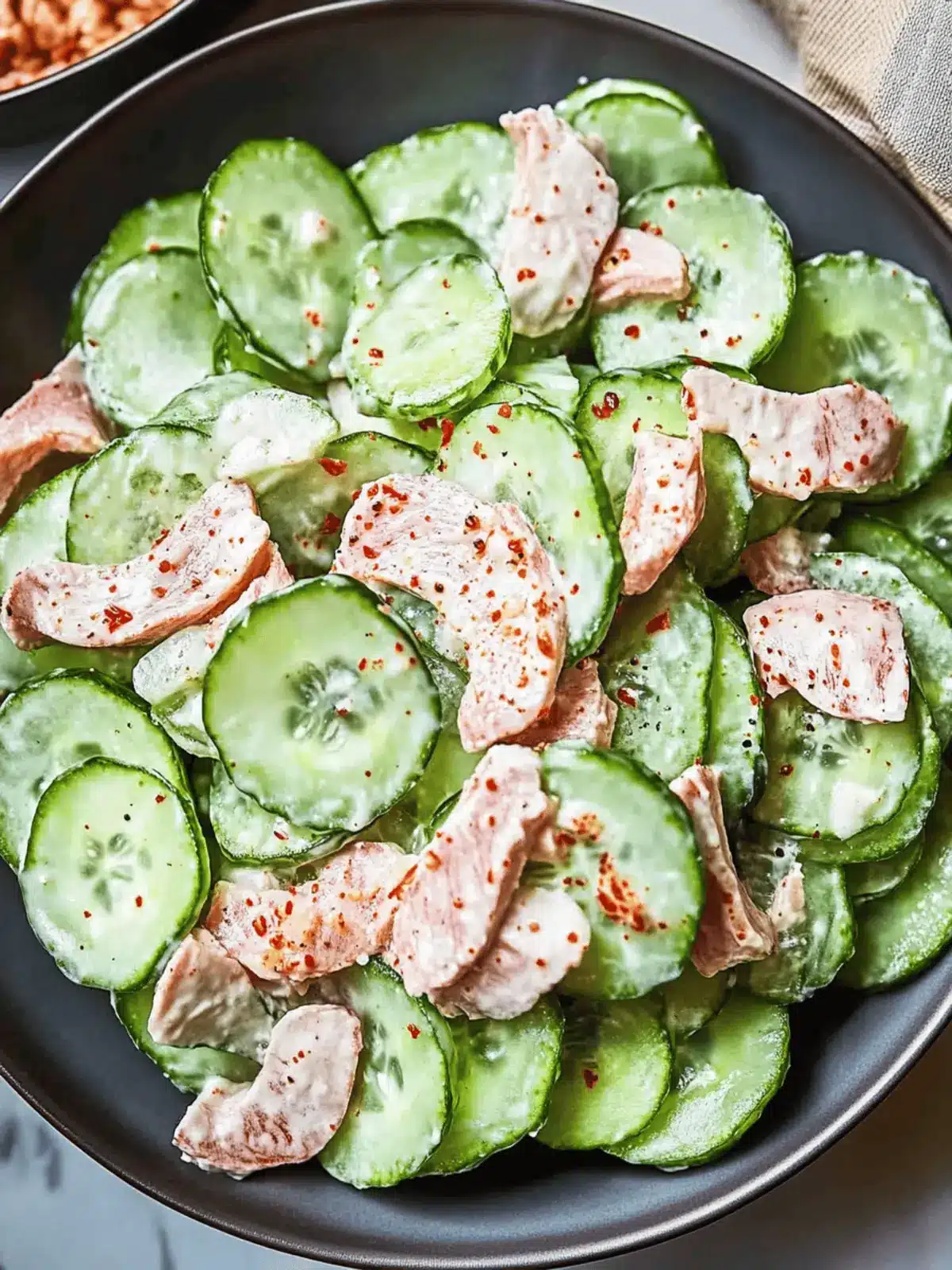 Philly Roll Cucumber Salad: A Fresh Twist on Sushi Delights 4 Philly Roll Cucumber Salad
