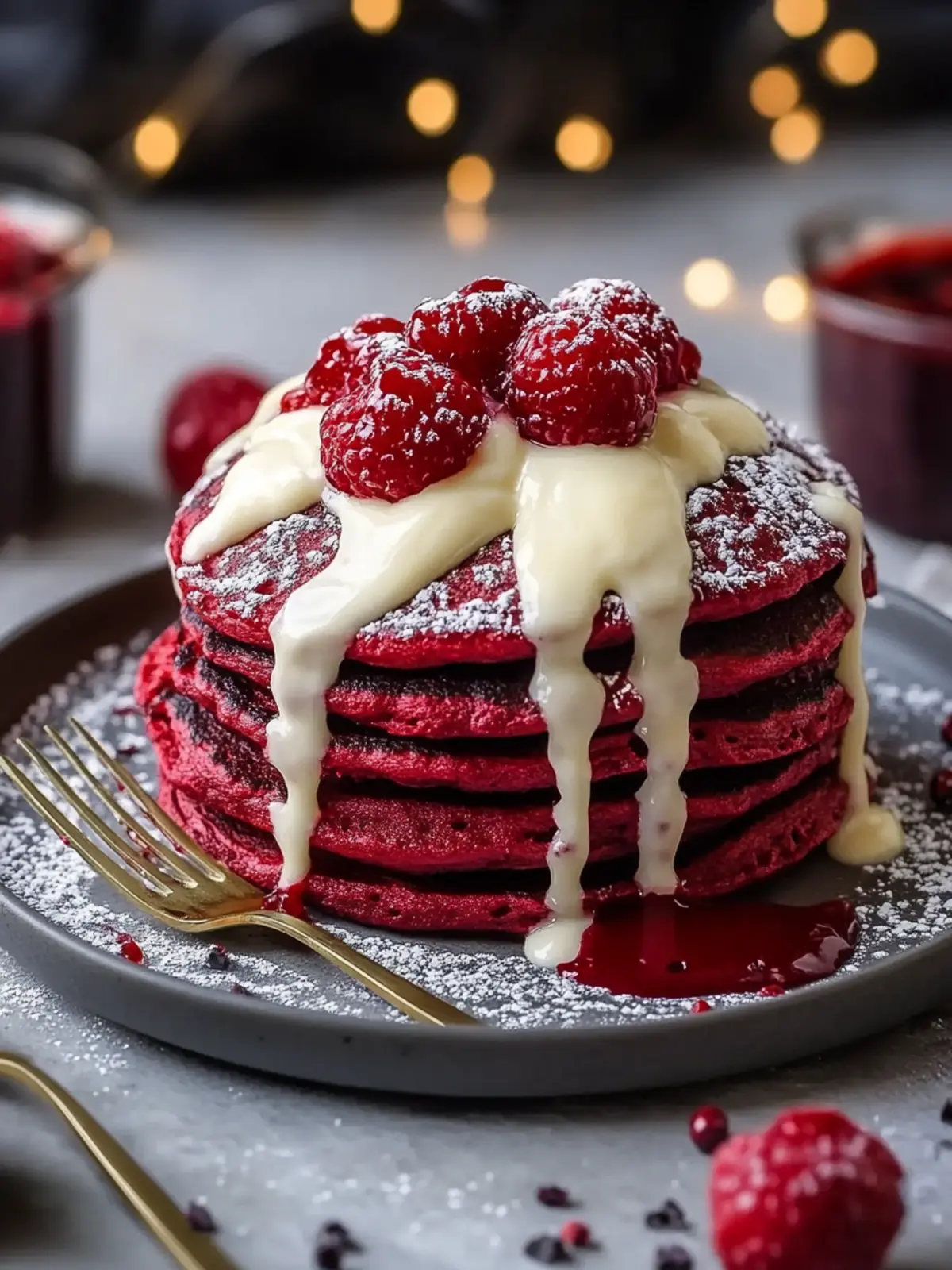 Fluffy Red Velvet Pancakes to Wow Your Valentine s Brunch 3 Red Velvet Pancakes