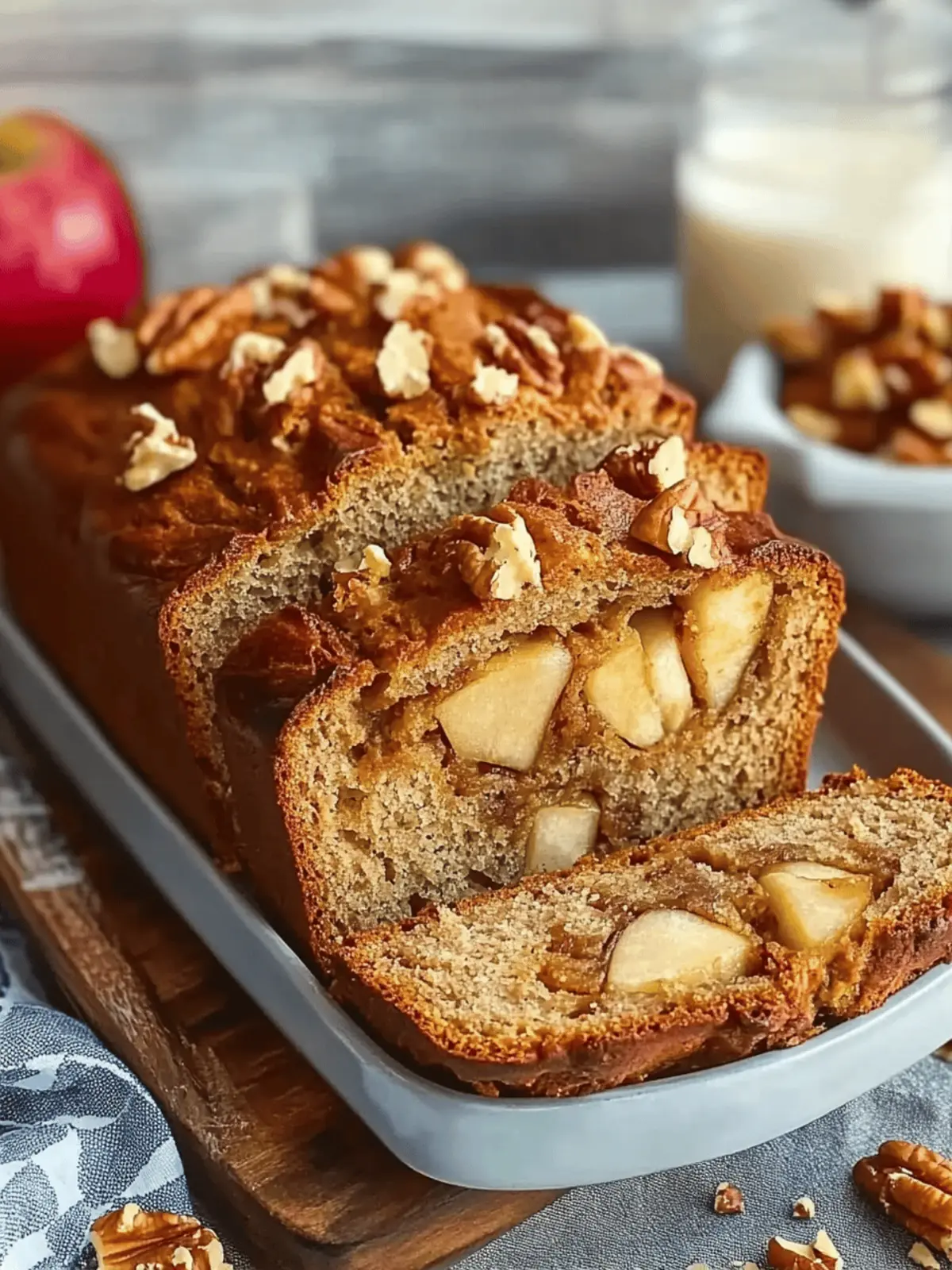 Irresistible Double-Apple Walnut Bread Recipe for Baking Lovers 3 Irresistible Double-Apple Walnut Bread Recipe for Baking Lovers
