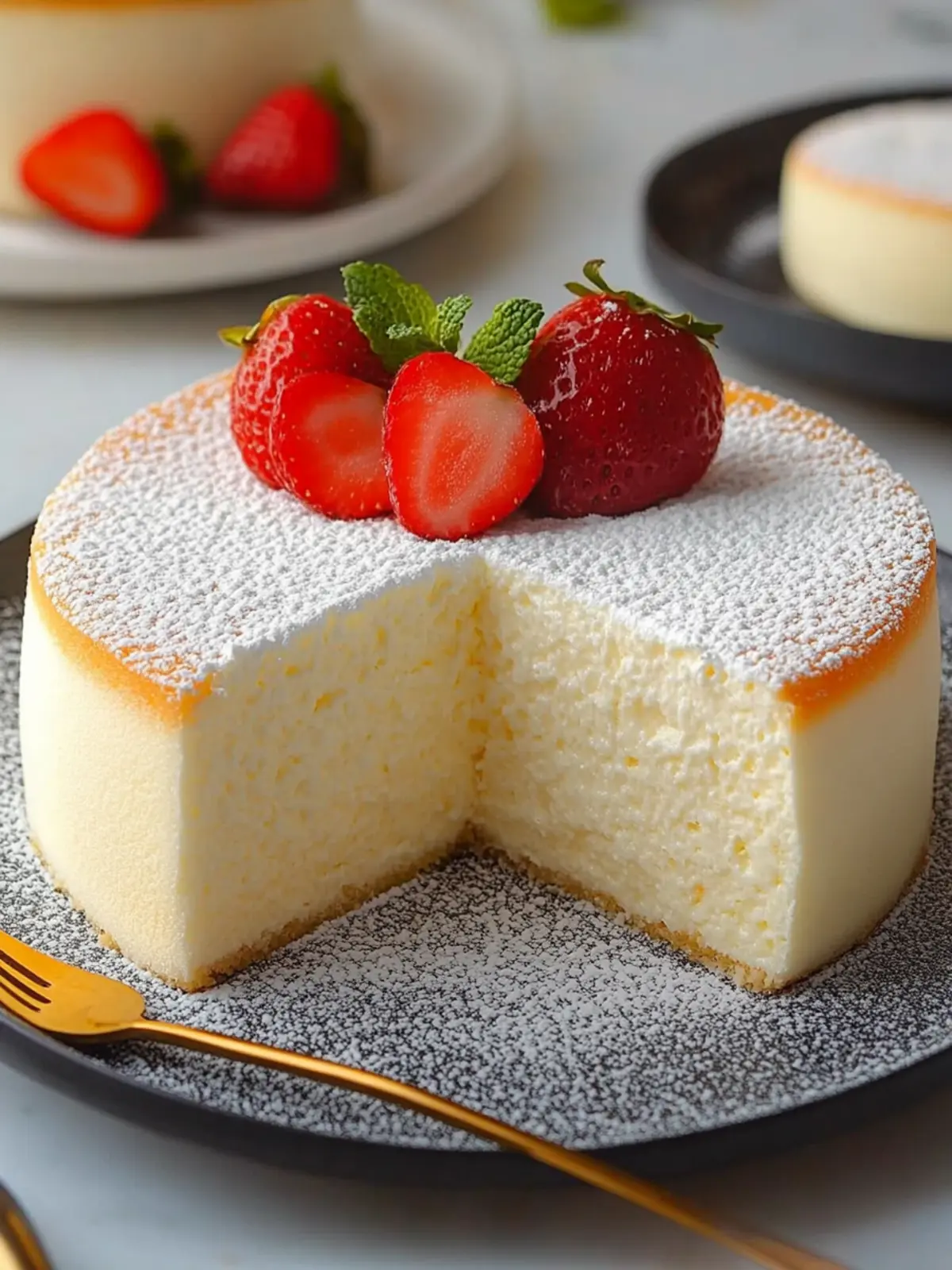 Fluffy Japanese Cotton Cheesecake That Melts in Your Mouth 2 Japanese Cotton Cheesecake