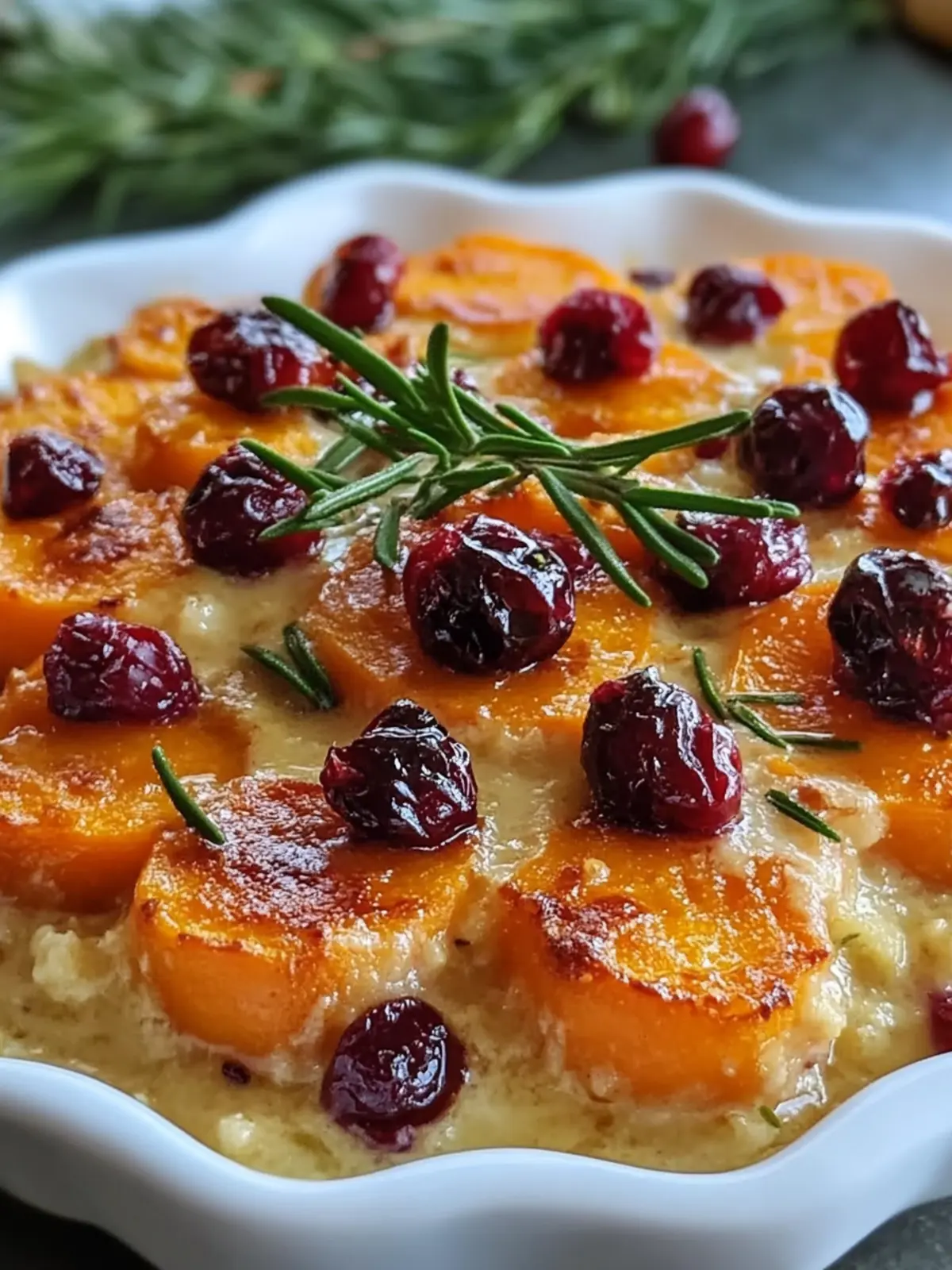 Creamy Sweet Potato and Cranberry Gratin for Your Holiday Feast 2 Creamy Sweet Potato and Cranberry Gratin