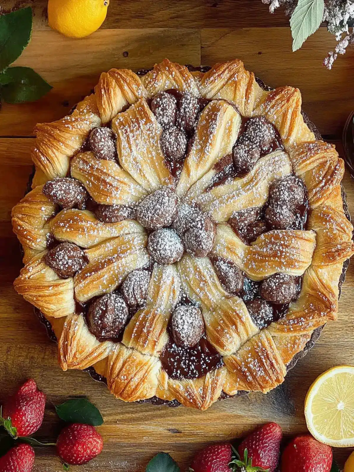 Decadent Nutella Tarte Soleil: Your New Favorite Pastry Sun 2 Nutella Tarte Soleil (Puff Pastry Sun)