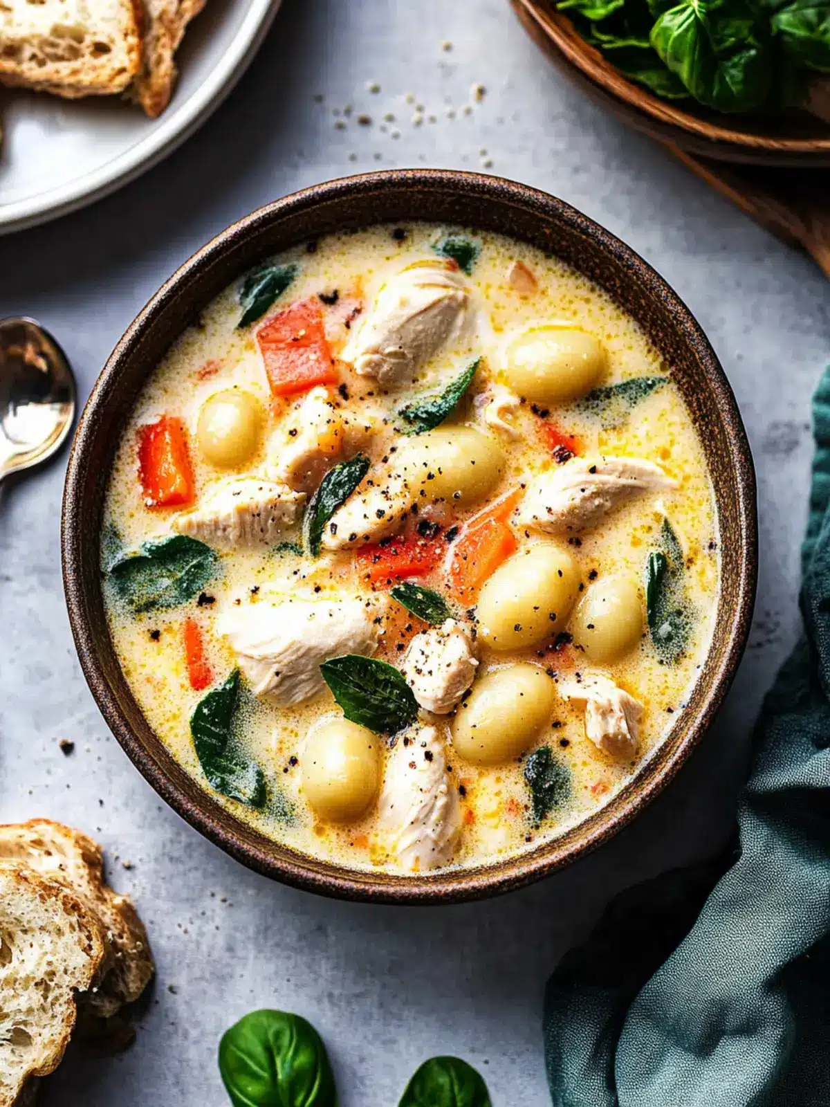 Warm Up with Creamy Chicken Gnocchi Soup in Just 20 Minutes 3 Chicken Gnocchi Soup
