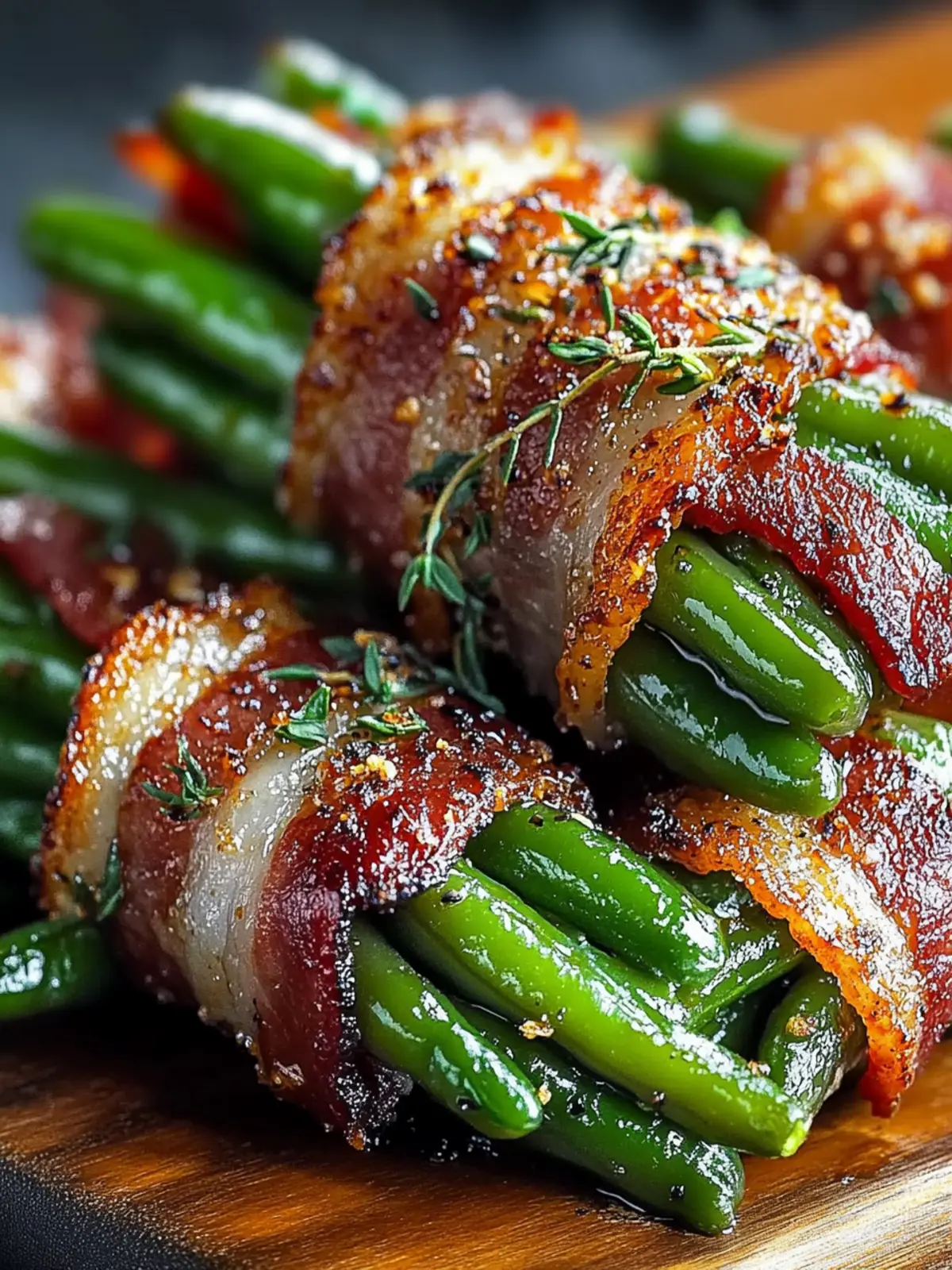 Bacon-Wrapped Green Bean Bundles for Ultimate Snack Joy 4 Bacon-Wrapped Green Bean Bundles