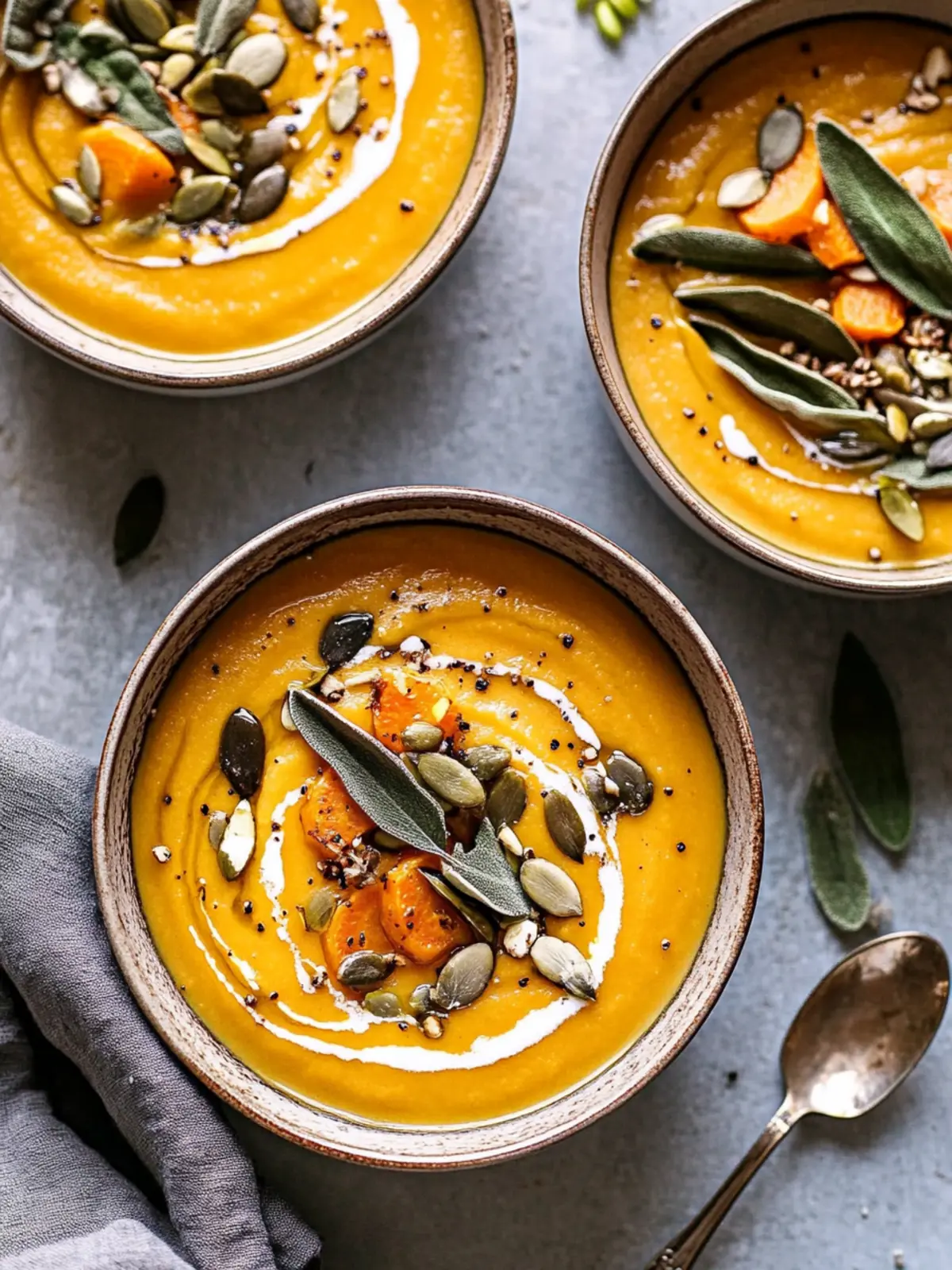 Velvety Roasted Butternut Squash Carrot Soup Perfect for Fall 3 Roasted Butternut Squash Carrot Soup