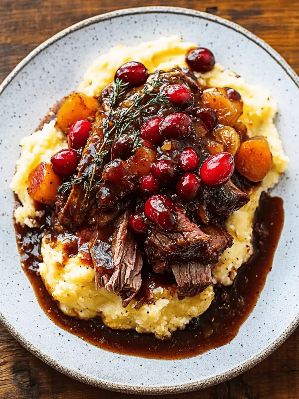 Cranberry Balsamic Roast Beef: Comfort Food Made Easy 2 Cranberry Balsamic Roast Beef
