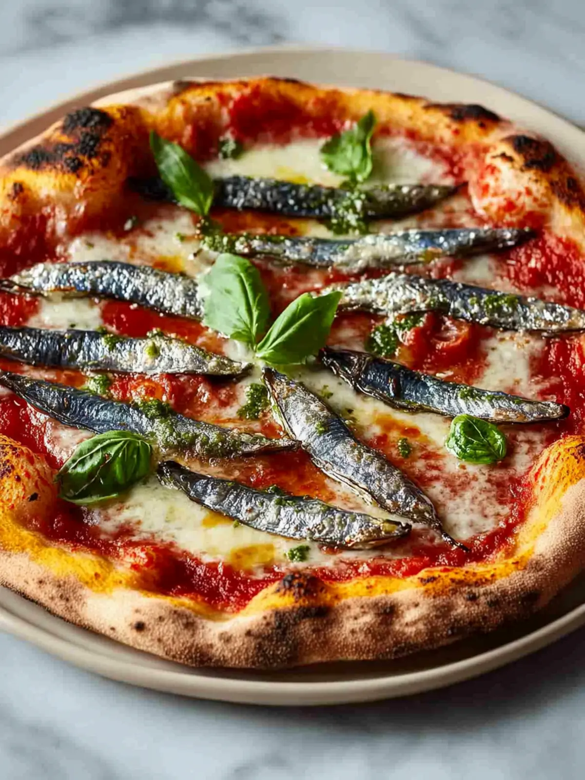 Sardine Margherita Recipe: A Mediterranean Twist You ll Love 3 Sardine Margherita Recipe | Mediterranean Twist on Classic Pizza